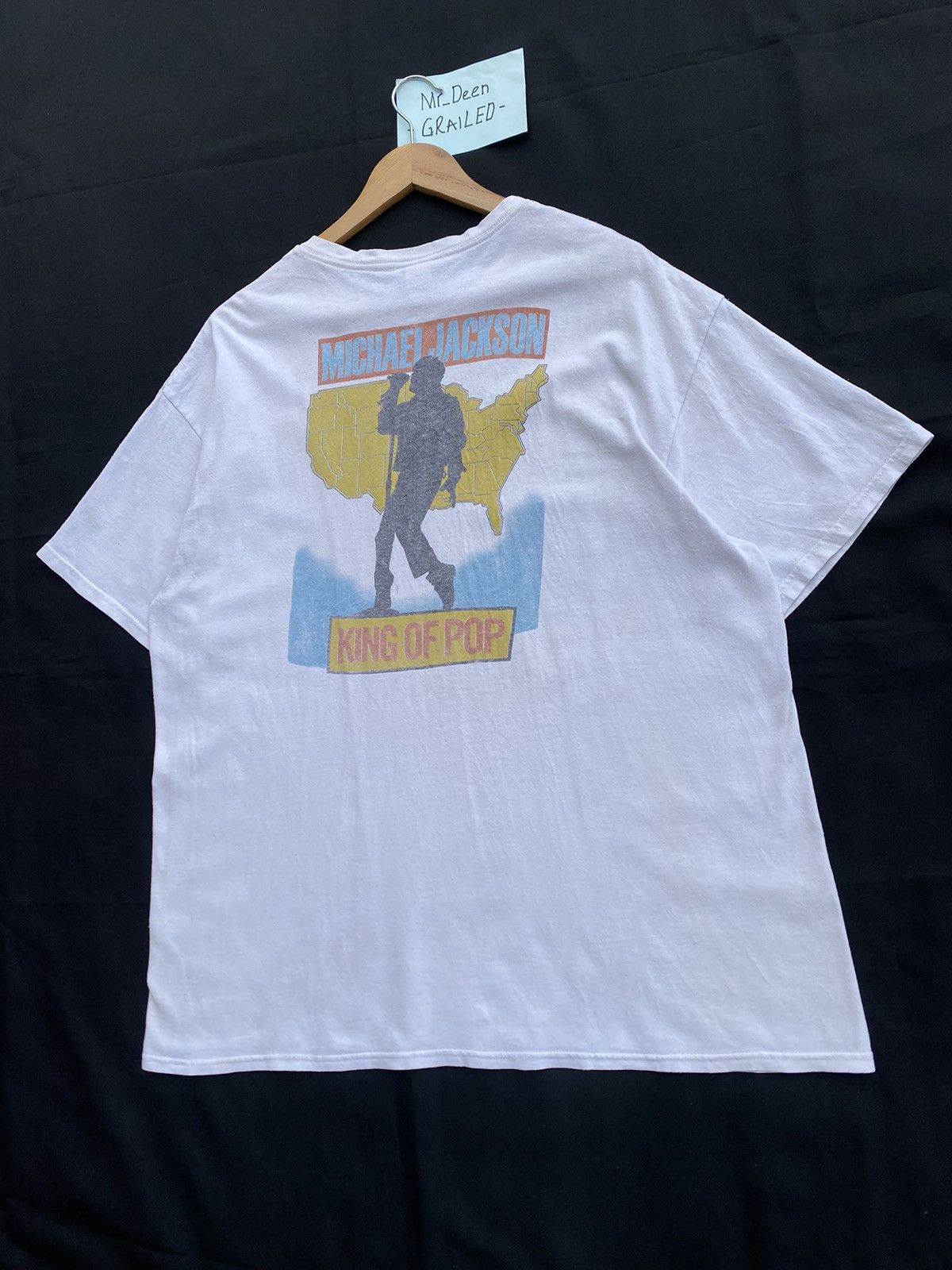 Michael Jackson Rare Vintage Michael Jackson King of Pop Tshirt Size US M / EU 48-50 / 2 - 15 Thumbnail