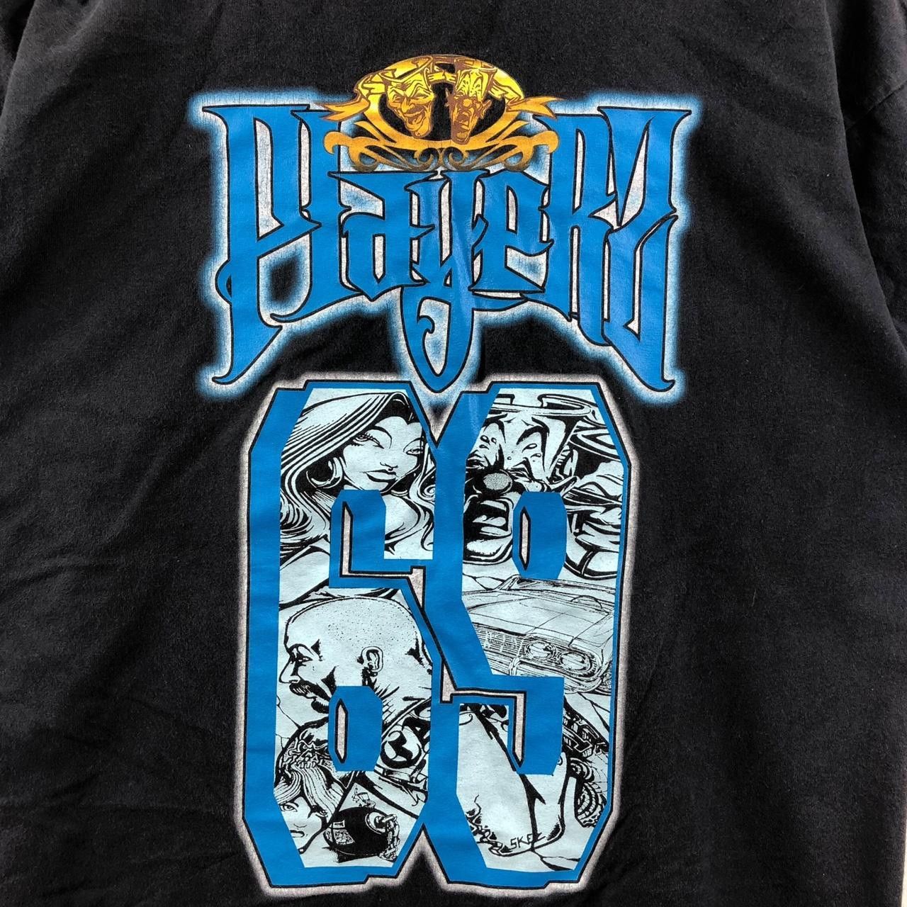 Other Vintage PLAYERS 69 Gangsta Hip Hop Rap Skateboard Tee Shirt Size US L / EU 52-54 / 3 - 8 Thumbnail