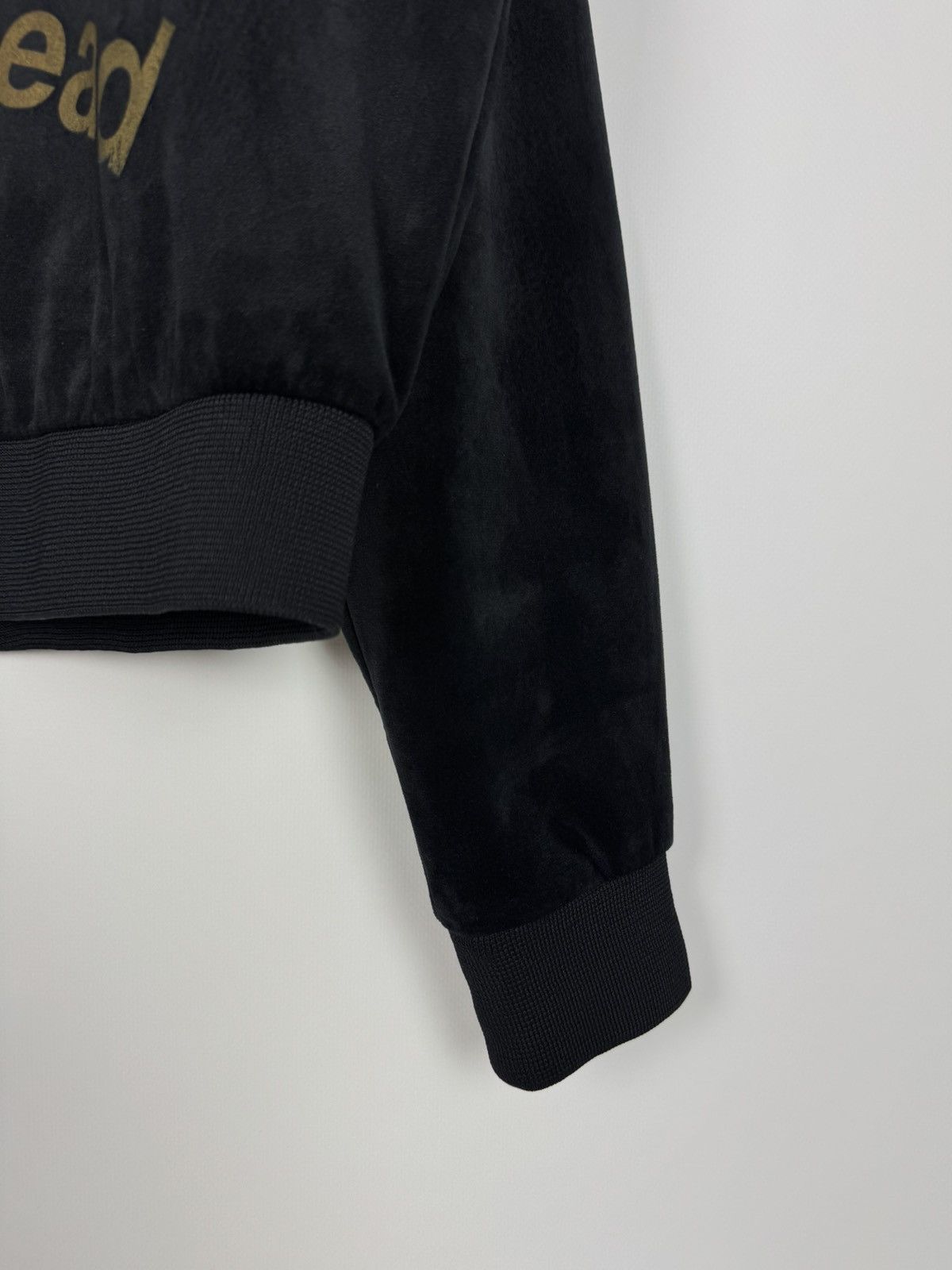 Drop Dead Drop Dead “I Love Dropdead” Velour Bomber Women’s Jacket Size L / US 10 / IT 46 - 14 Thumbnail