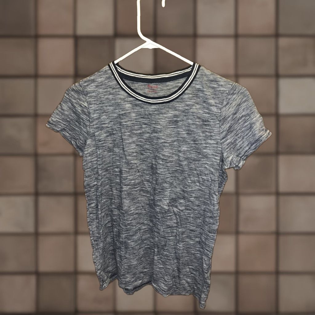 Madewell VINTAGE Madewell Women's T-Shirt Shirt XS Short Sleeve Navy Blue Striped Collared Spring Summer Fall Women Size XS / US 0-2 / IT 36-38 - 1 Thumbnail
