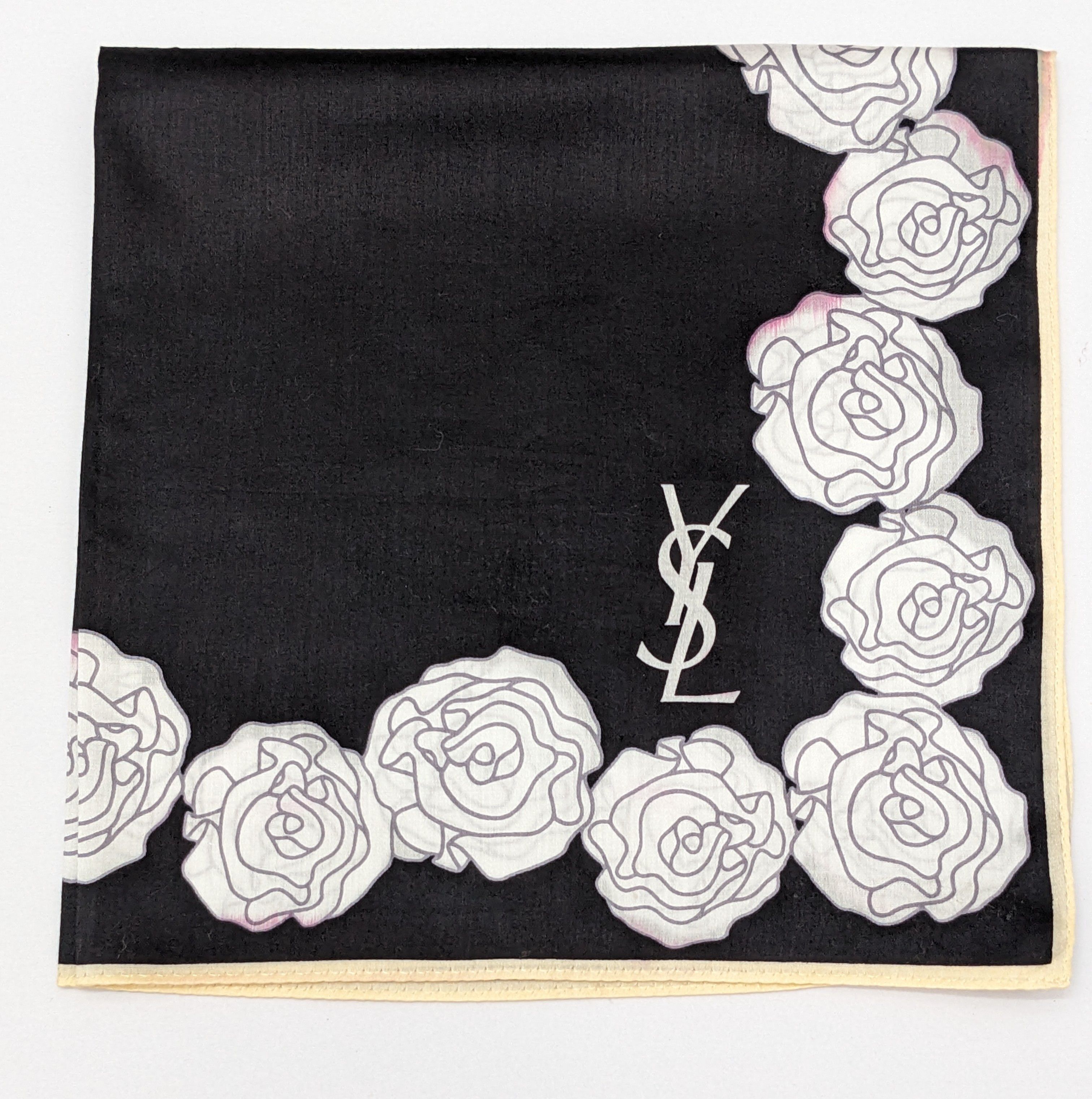 Yves Saint Laurent Yves Saint Laurent YSL Silk-Blend Handkerchief Size ONE SIZE - 1 Thumbnail