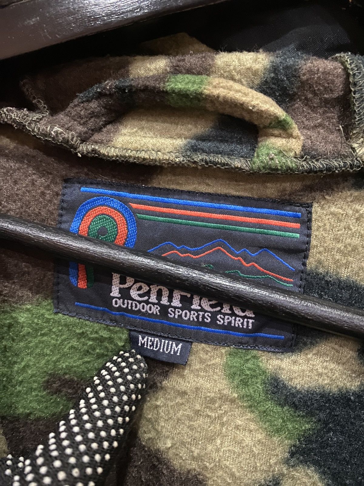 Penfield Vintage Penfield Camo Fleece Hooded Pullover Jacket Size US M / EU 48-50 / 2 - 7 Thumbnail