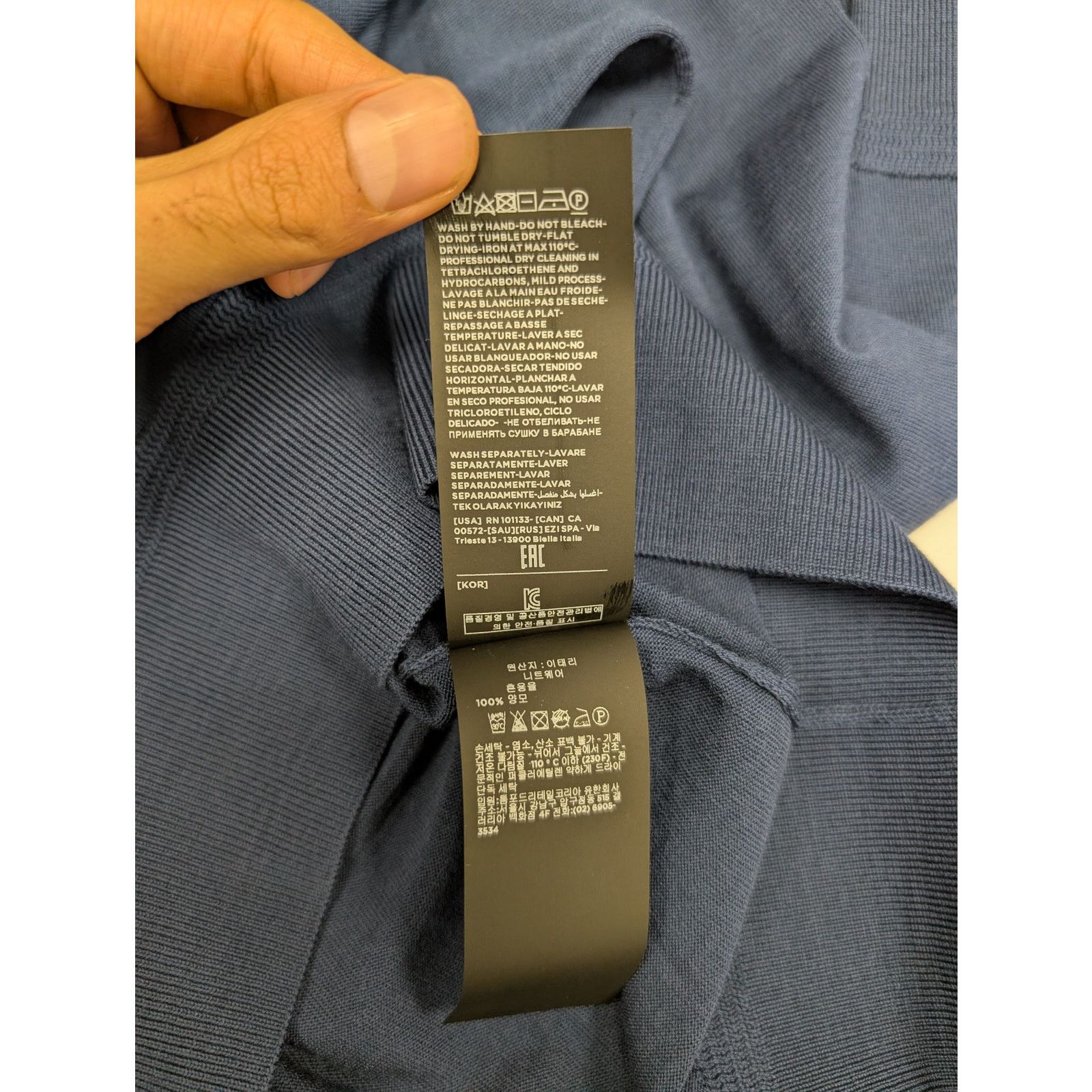 Tom Ford o1rshd1 Sweatshirt in Blue Size US M / EU 48-50 / 2 - 13 Thumbnail