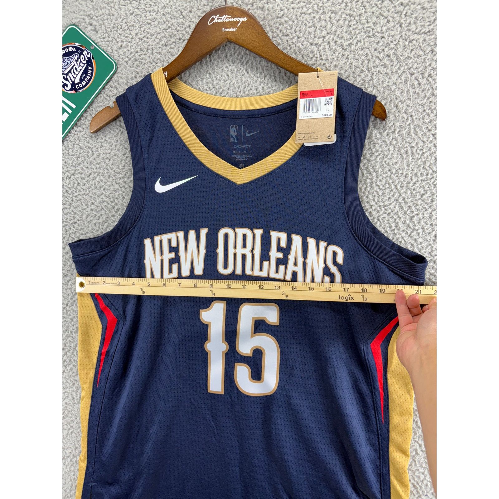 Nike Nike x New Orleans Pelicans Jersey Alvarado 15 Mens Large L Size US L / EU 52-54 / 3 - 4 Thumbnail