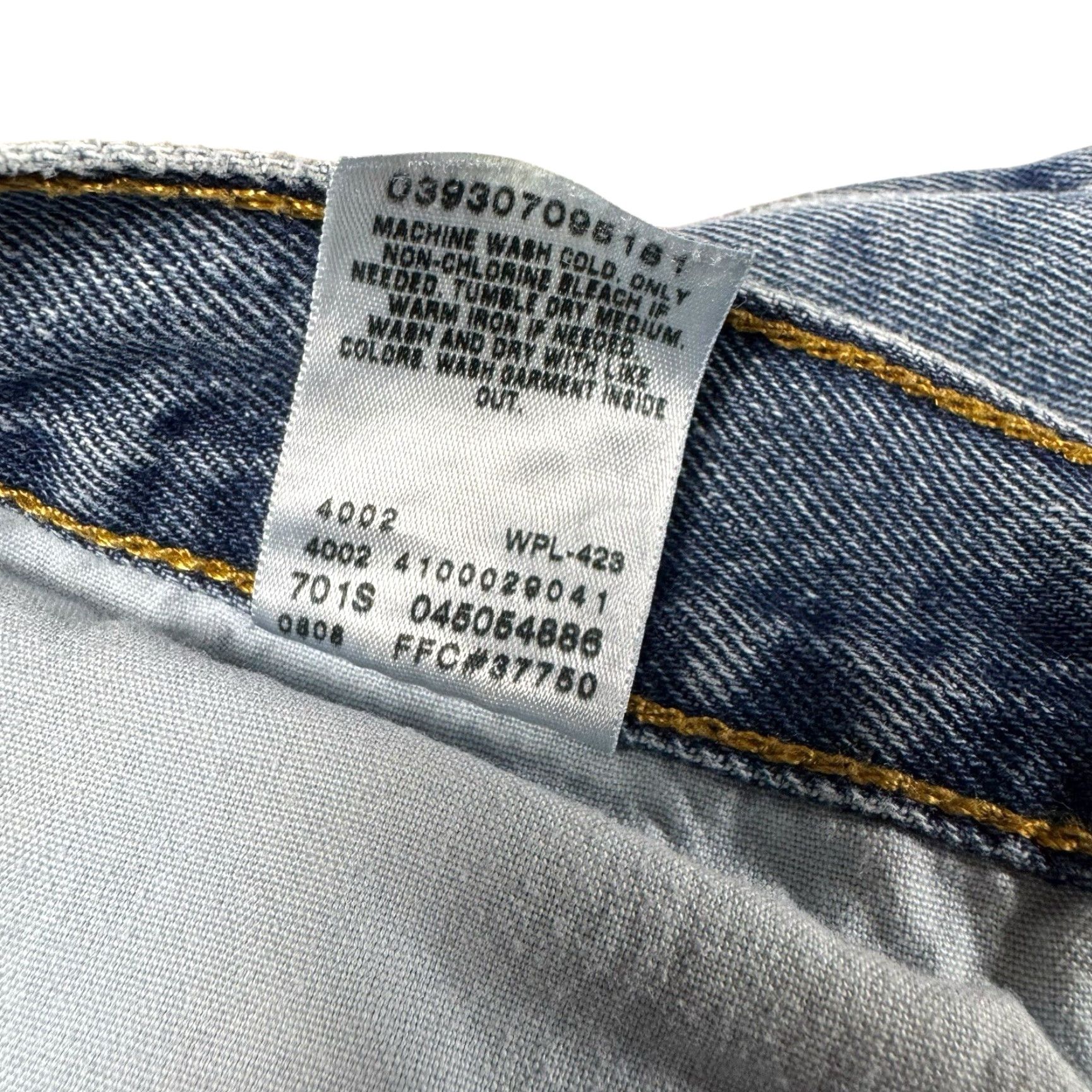 Levi's Vintage Levi's 505 Jeans Mens 44x30 Y2K Skater Grunge Regular Straight Blue 90s Mens Reg 44x30 Jeans Size US 30 / EU 46 - 6 Thumbnail
