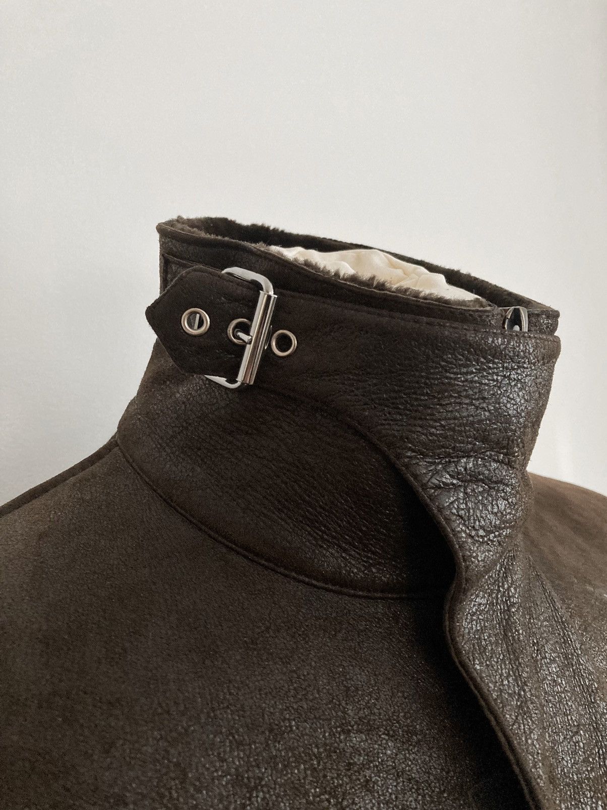 Prada Sheepskin Aviator Zip Knit Jacket Size US M / EU 48-50 / 2 - 7 Thumbnail