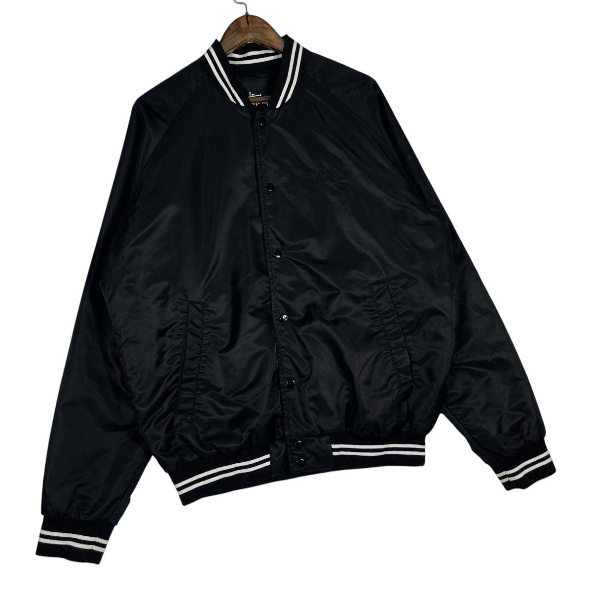 Stussy Stussy Worldwide Burly Gear Varsity Jacket Size US XL / EU 56 / 4 - 8 Thumbnail