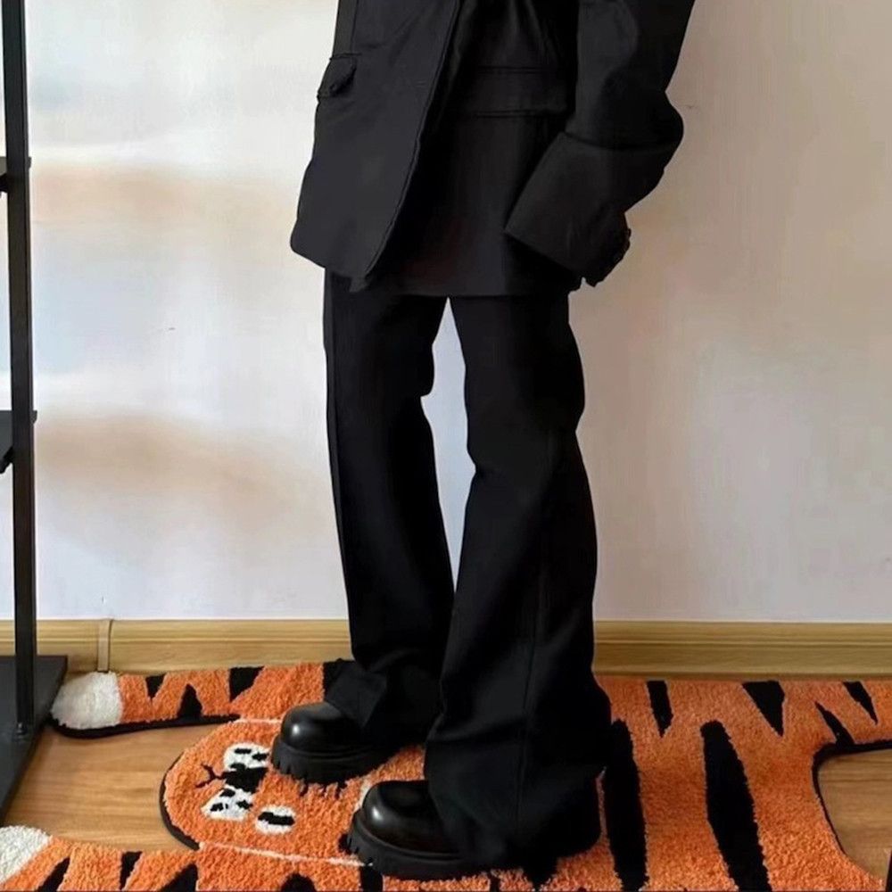 Japanese Brand New Black Color Straight Boot Cut For Men Size US 29 - 1 Thumbnail
