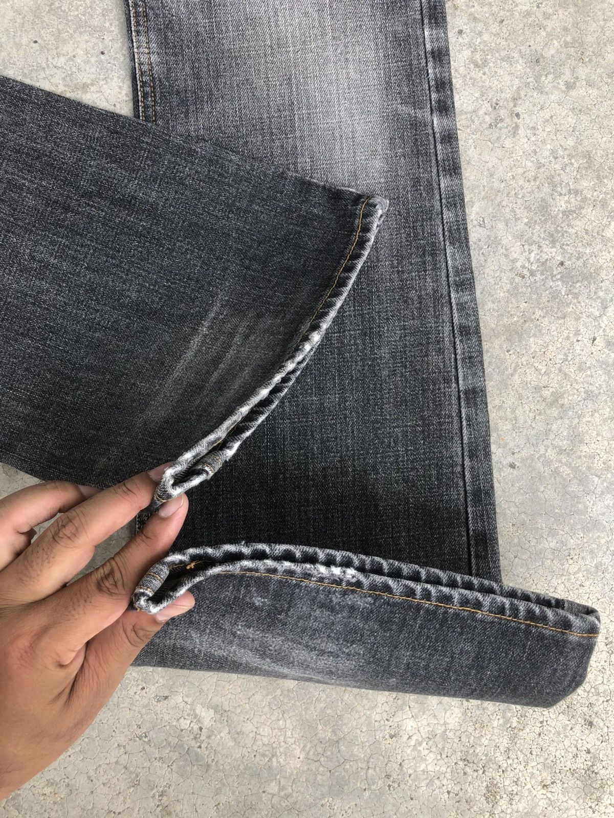 If Six Was Nine Bobson Flared Jeans Bootcut Distressed Jeans Size US 29 - 13 Thumbnail