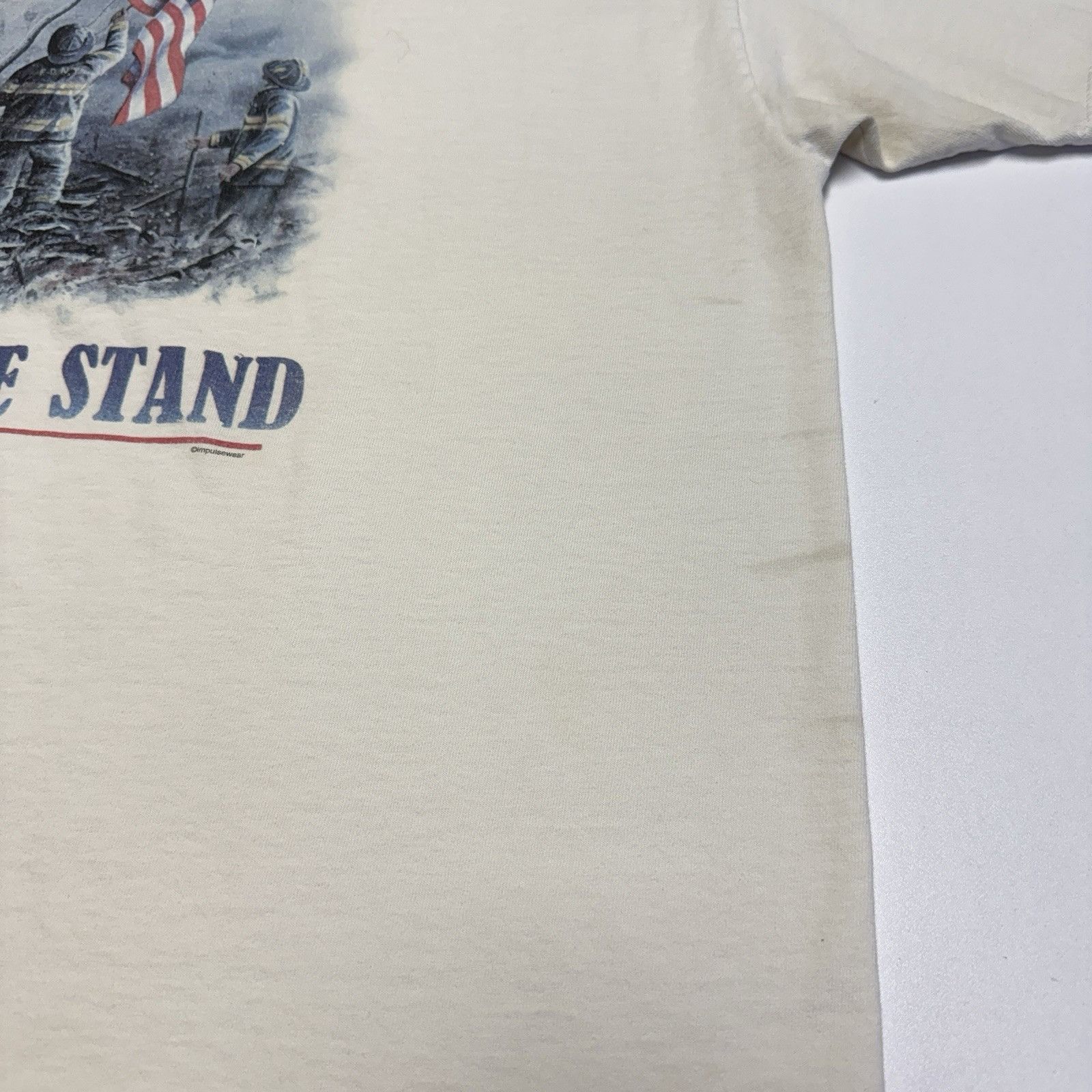 Vintage Vintage United We Stand Beale California Fire Dept T Shirt Size US XL / EU 56 / 4 - 10 Thumbnail