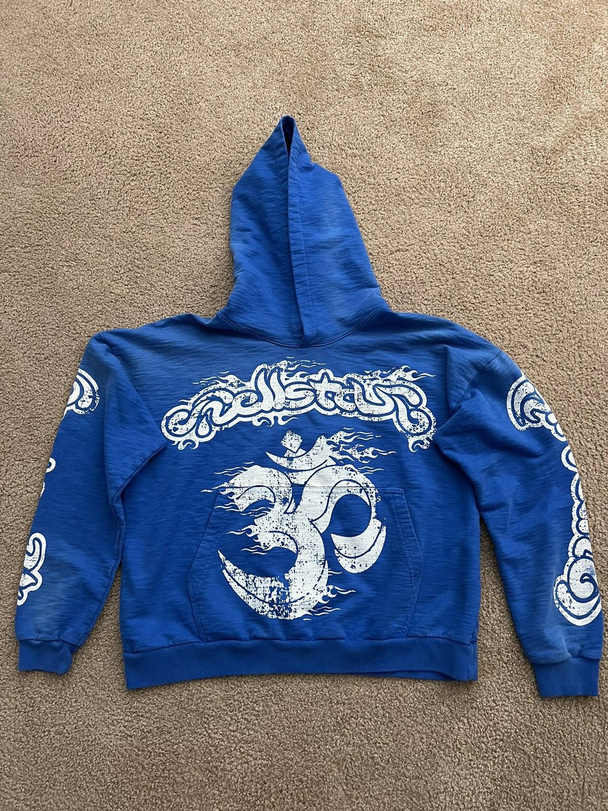 HELLSTAR Hellstar Blue Yoga Hoodie | Grailed