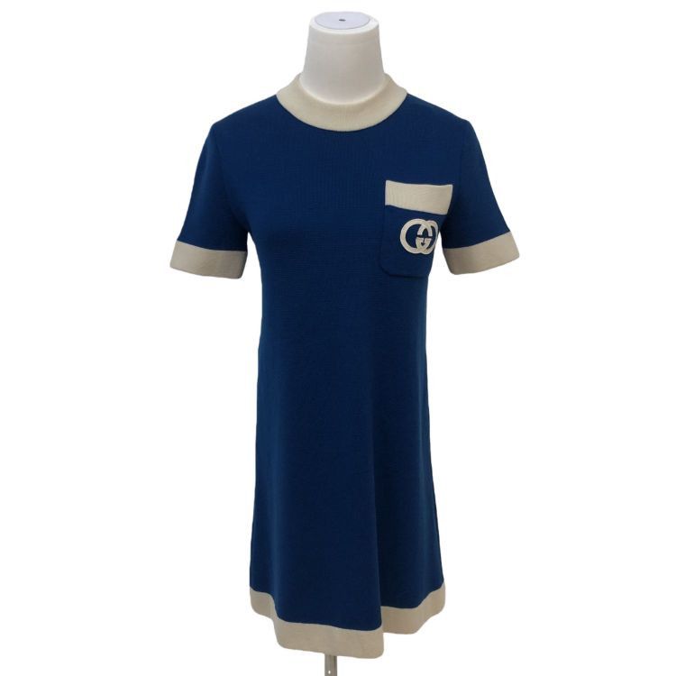 Gucci Gucci Interlocking G Knit Dress XS Size XS / US 0-2 / IT 36-38 - 1 Thumbnail