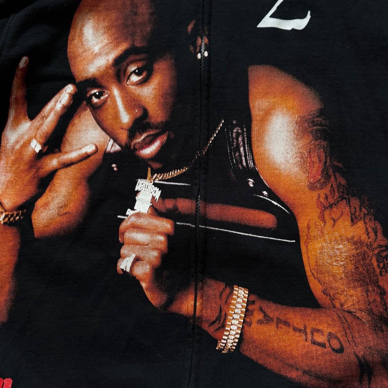Band Tees 2pac Tupac Vintage Death Row Rap Hoodie Thug Life Hip Hop Size US S / EU 44-46 / 1 - 7 Thumbnail