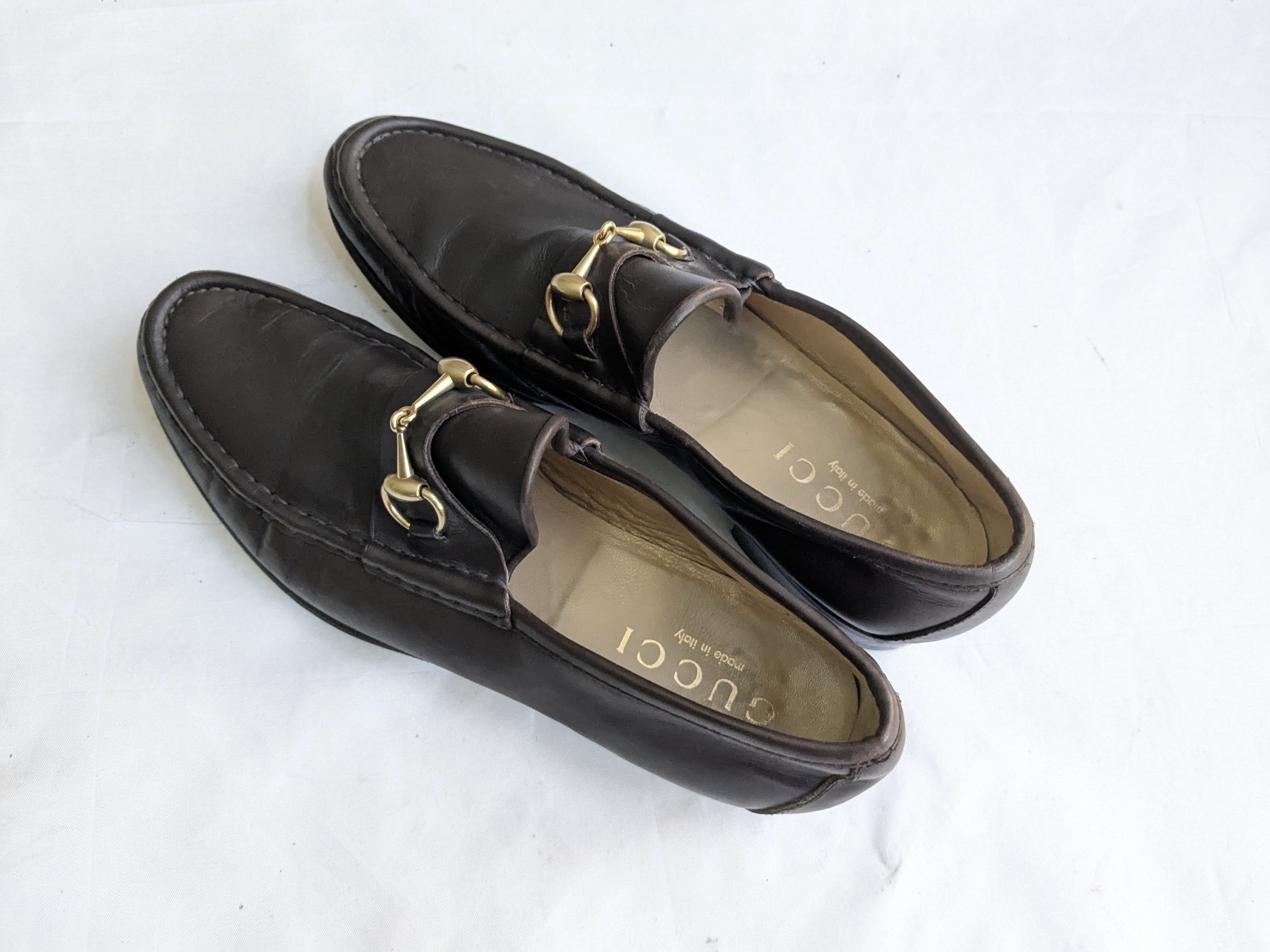 Gucci Gucci Horsebit Loafers Brown Leather 10 D Slip On Size US 10 / EU 43 - 11 Thumbnail