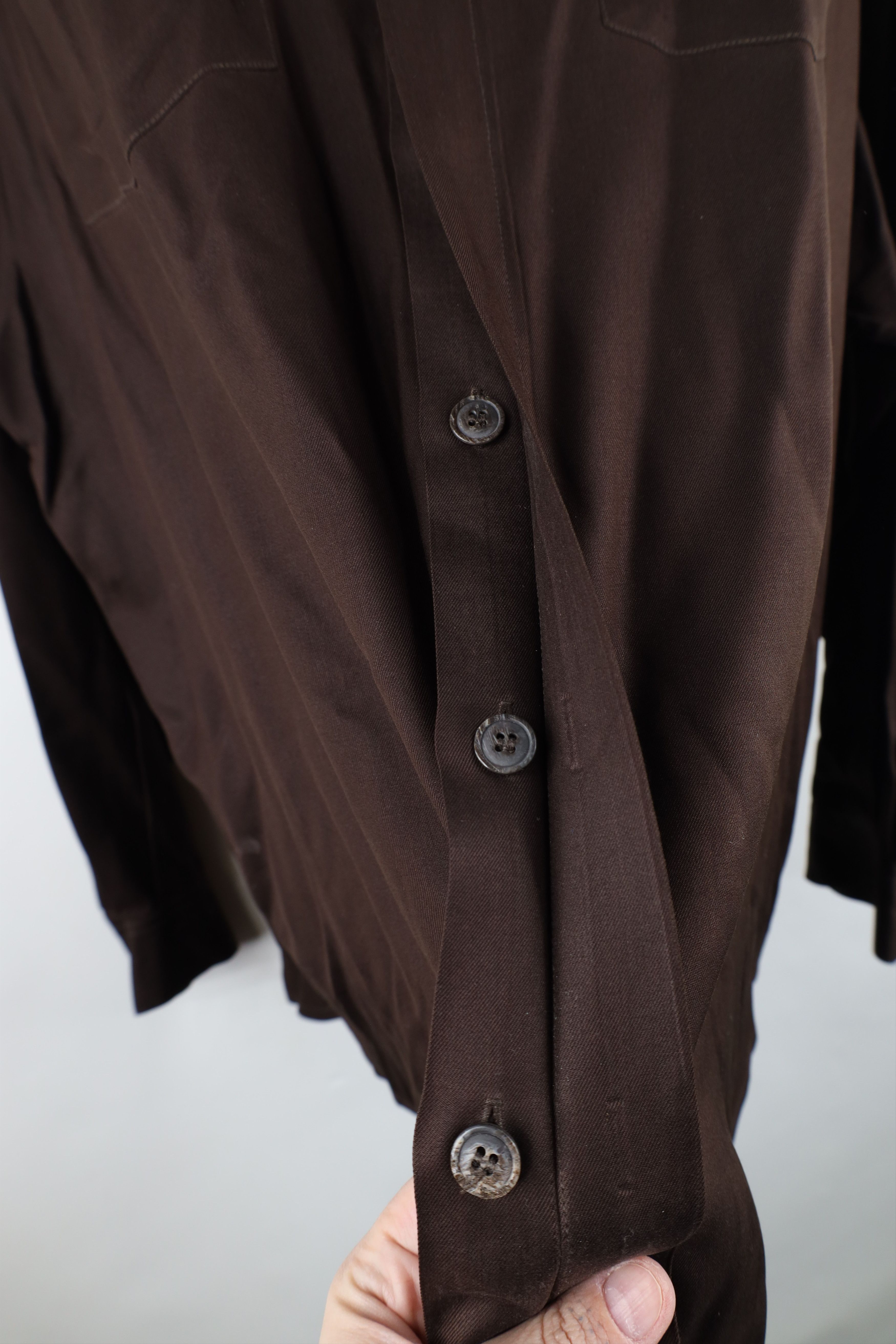 Vintage Vintage 90s Streetwear Wool Blend Collared Button Shirt Size US XL / EU 56 / 4 - 6 Thumbnail