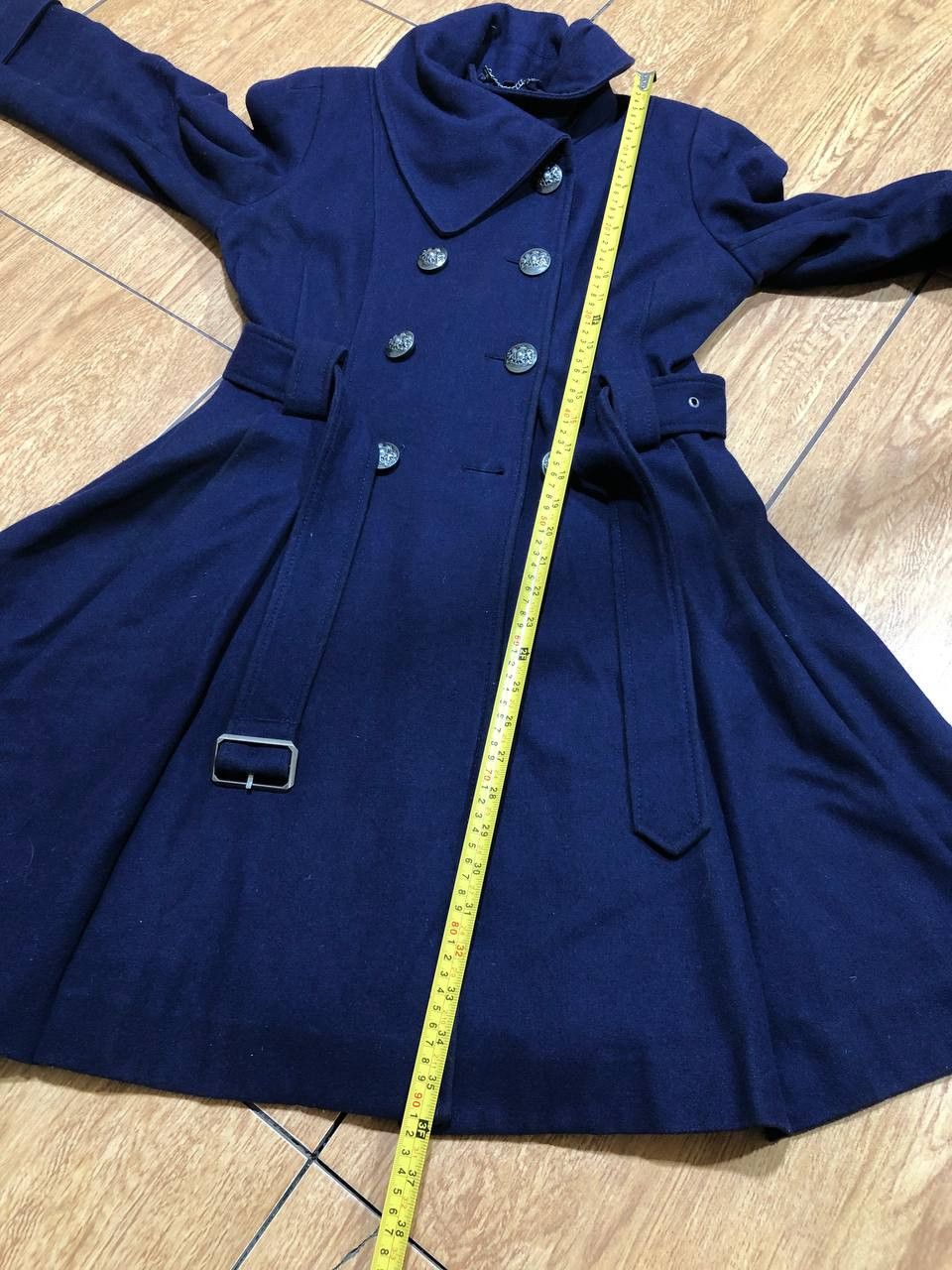 Guess VINTAGE GUESS Double Breasted Belted Coat Size M / US 6-8 / IT 42-44 - 13 Thumbnail