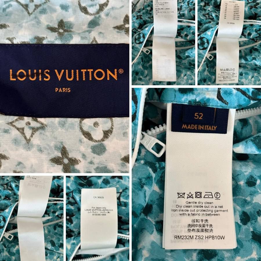 Louis Vuitton LOUIS VUITTON BLUE POINTILLISM MONOGRAM WINDBREAKER Size US XL / EU 56 / 4 - 3 Thumbnail