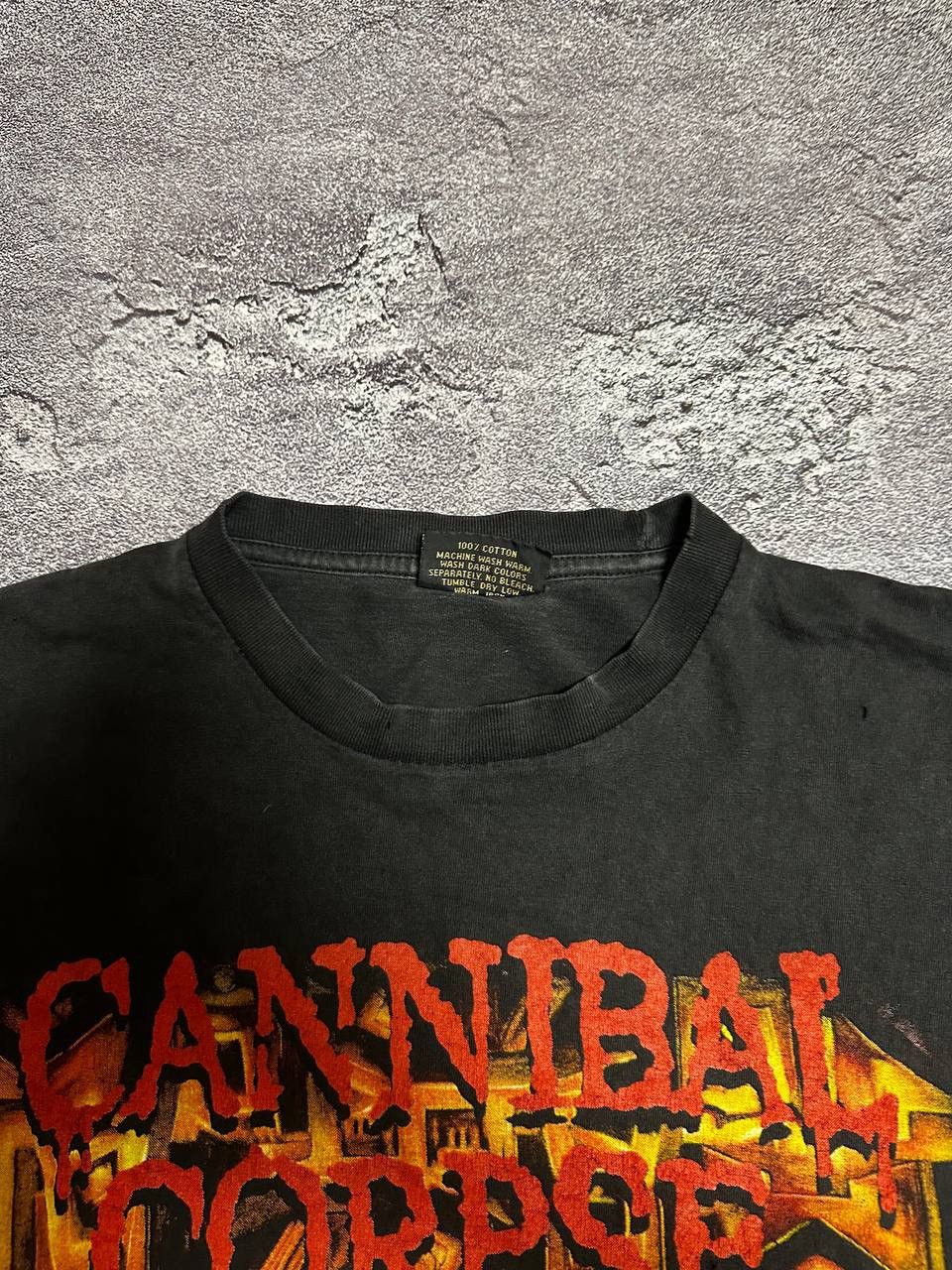 Band Tees × Vintage Rare!! Vintage 2002 Cannibal Corpse Butchered At Birth Tee Size US L / EU 52-54 / 3 - 7 Thumbnail