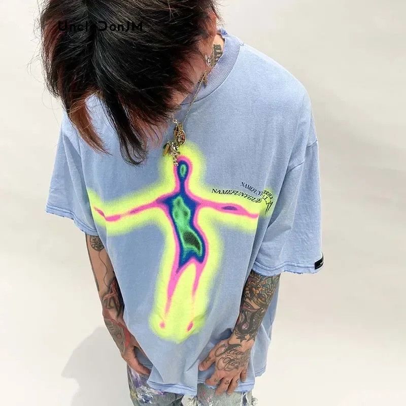 Japanese Brand × Vintage Distorted Portrait T-shirt Size US M / EU 48-50 / 2 - 7 Thumbnail