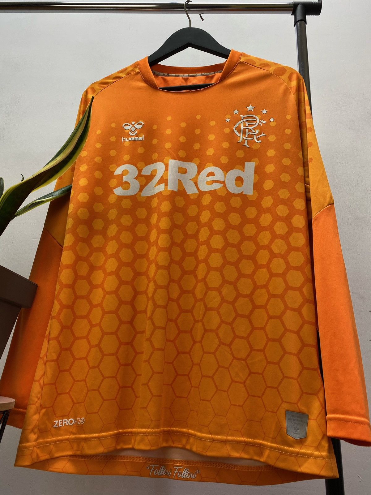 Hummel Glasgow Rangers 2019 / 2020 Hummel Soccer Jersey Size US L / EU 52-54 / 3 - 2 Thumbnail