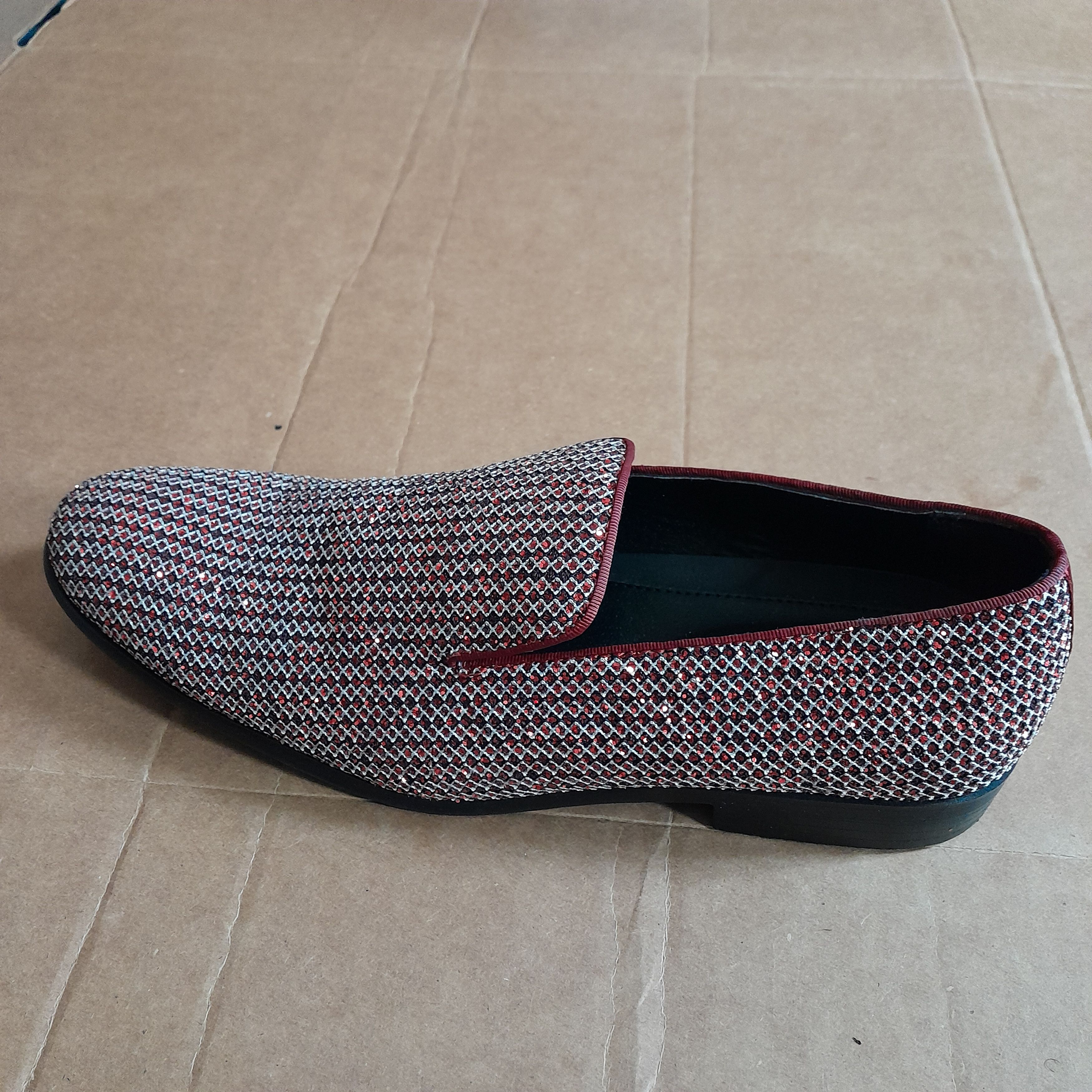 Other Amali Men’s Emelio Metallic Glitter Formal Slip On Loafer Size US 12 / EU 45 - 3 Thumbnail