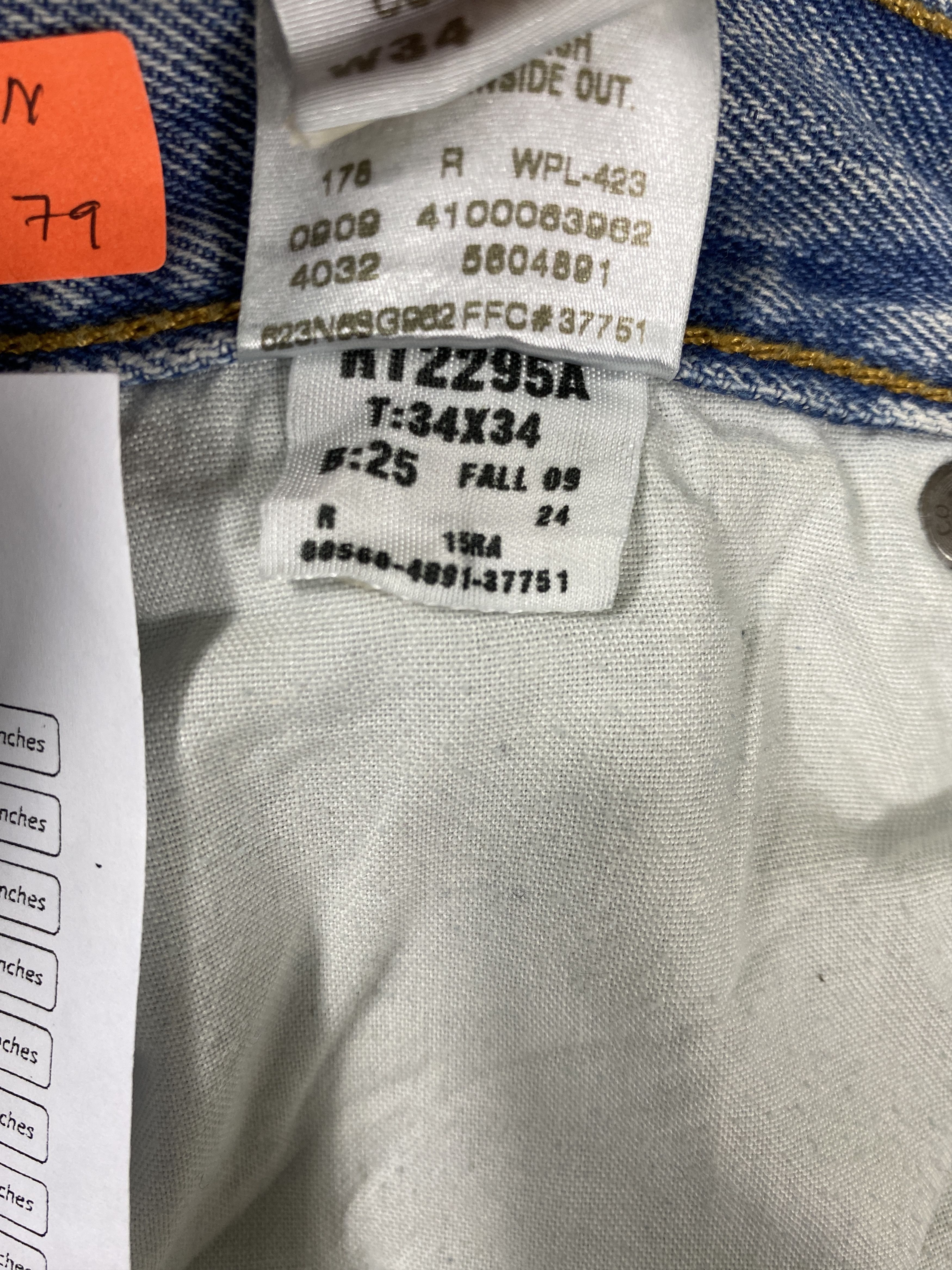 Levi's Faded Blue Vintage Levi's 560 34x32.5 Denim -JN2379 Size US 34 / EU 50 - 9 Thumbnail