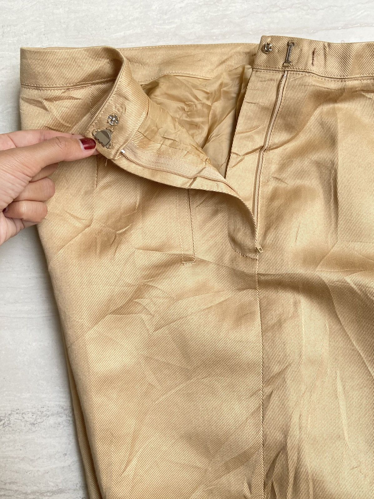 Givenchy GIVENCHY Cream Long Pants Size US 26 / EU 42 - 14 Thumbnail
