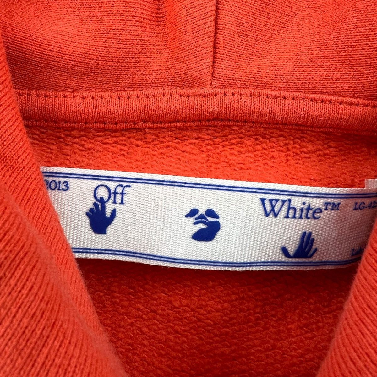 Off-White Off-White Stencil Arrows Orange Hoodie Size US M / EU 48-50 / 2 - 5 Thumbnail