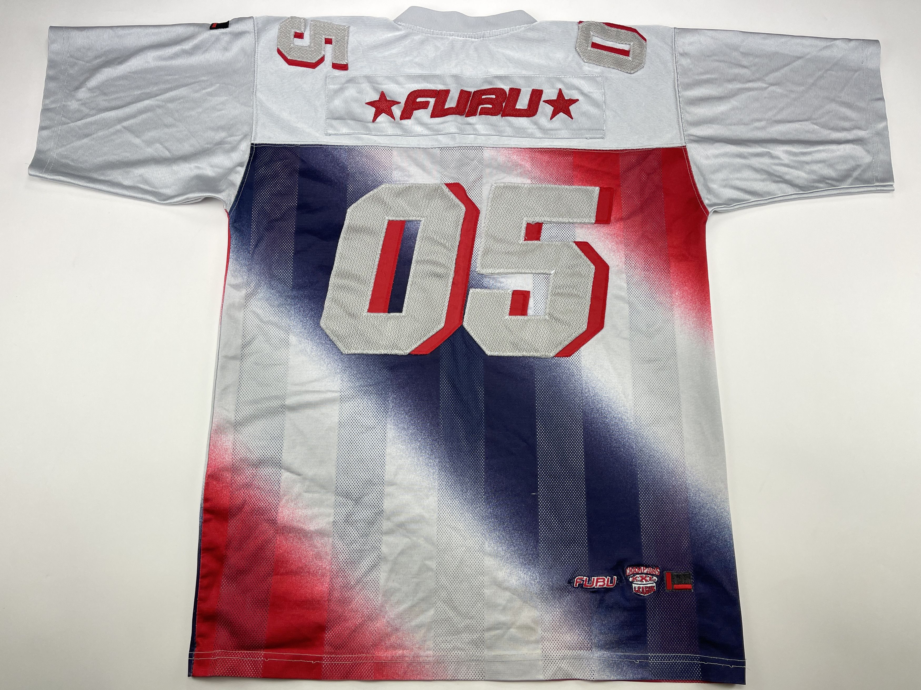 Fubu FUBU jersey, gray, Fubu 05, vintage hip hop t-shirt, 90s L Size US L / EU 52-54 / 3 - 1 Thumbnail