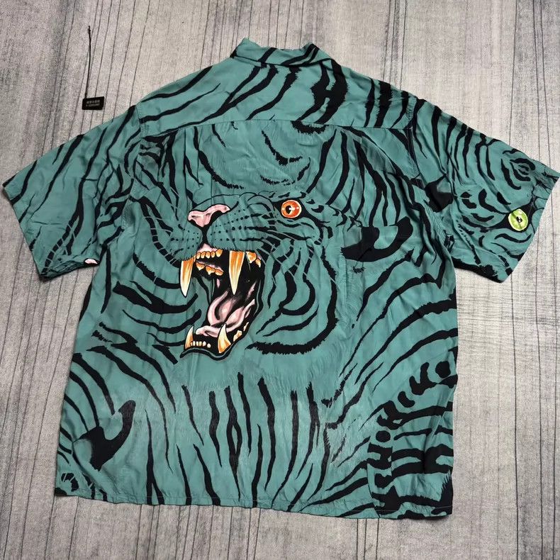 Wacko Maria Wacko maria 22SS Heavenly Tokyo Tiger Hawaiian Short Sleev Size US XL / EU 56 / 4 - 2 Thumbnail