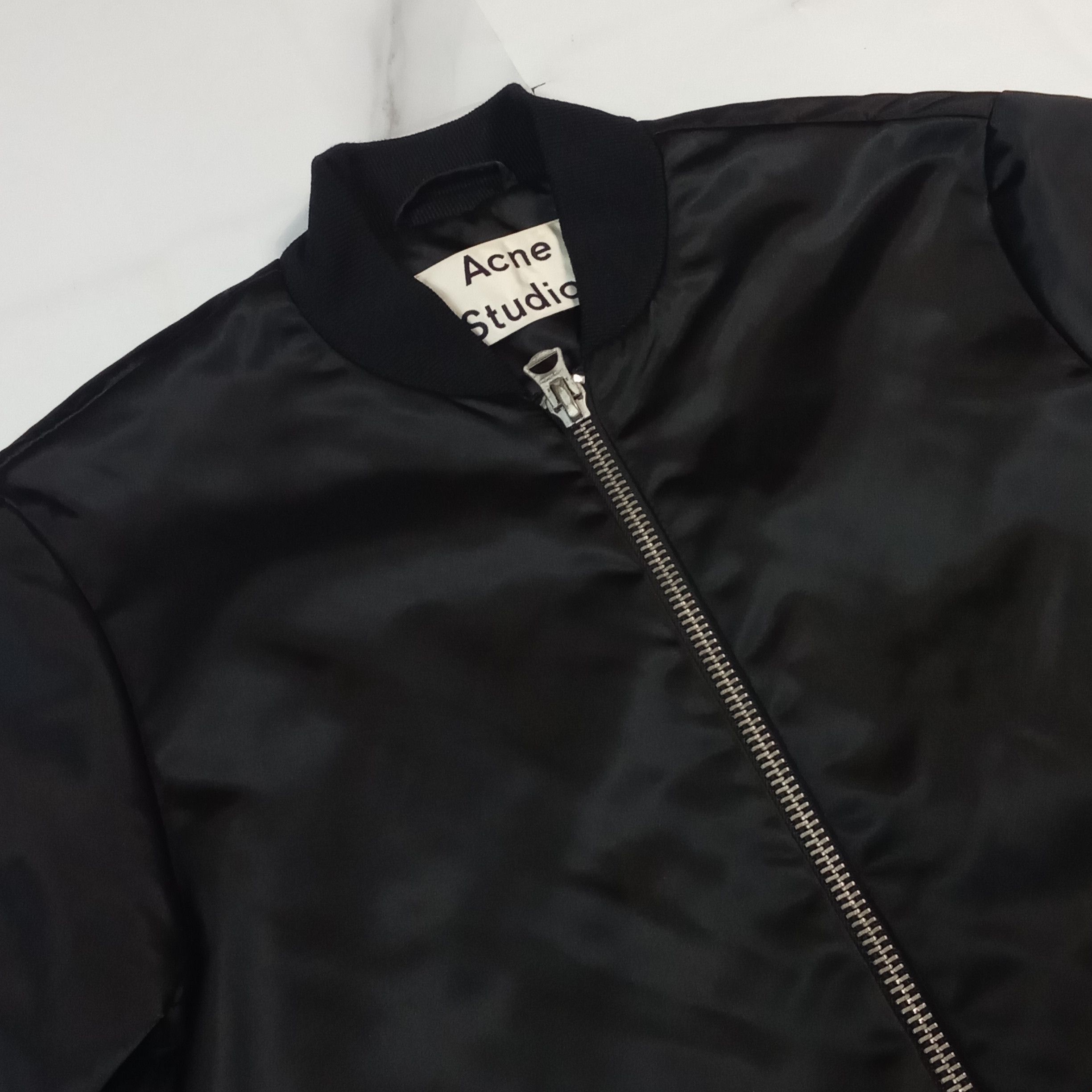 Acne Studios Acne Studios - Folie Shine Tech - Zip Up Bomber Parka Size L / US 10 / IT 46 - 2 Thumbnail