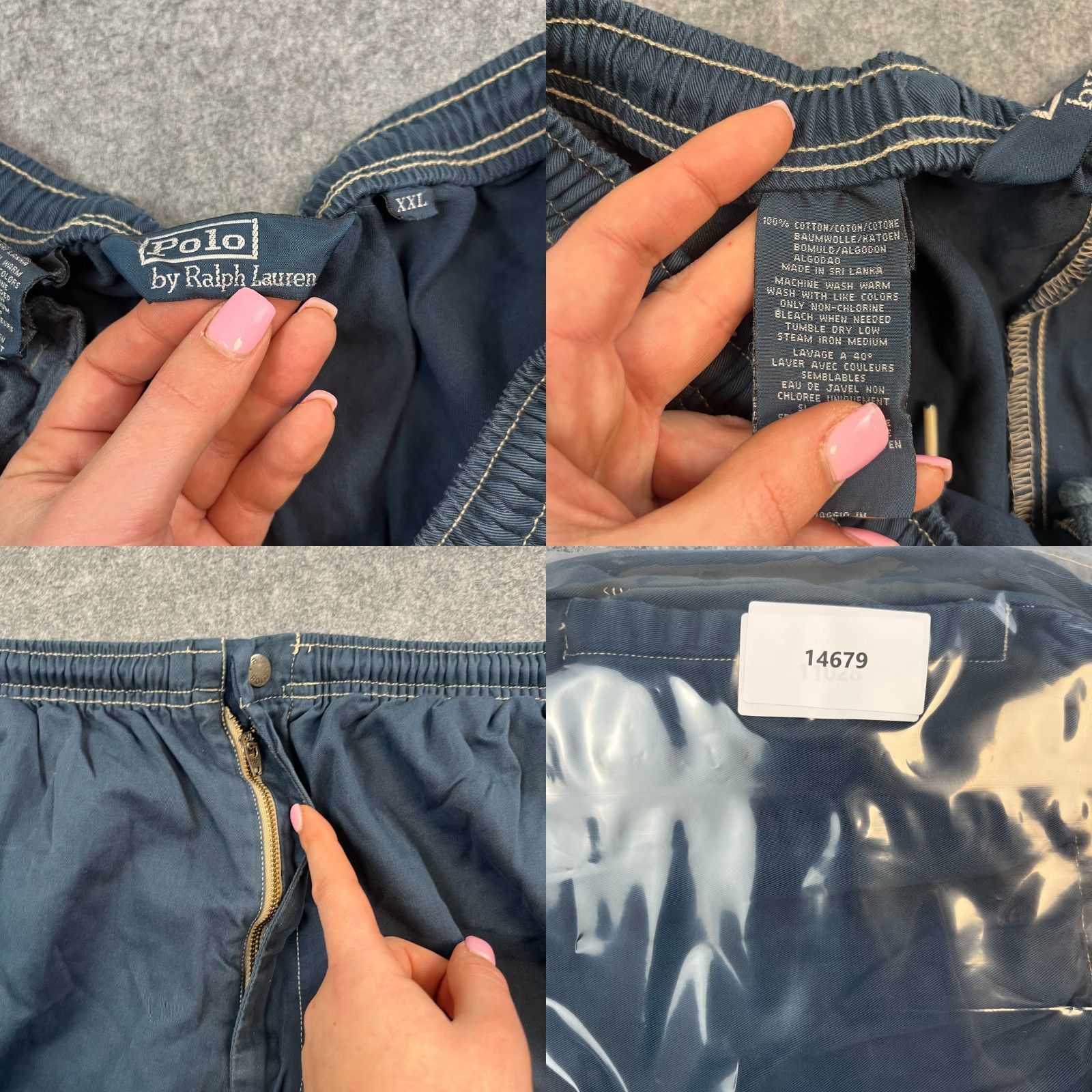 Polo Ralph Lauren Polo Ralph Lauren Mens Chino Shorts XXL Dark Blue Vintage Polo Ralph Lauren Chino Shorts Mens XL Dark Blue Vintage Size US XL / EU 56 / 4 - 8 Thumbnail