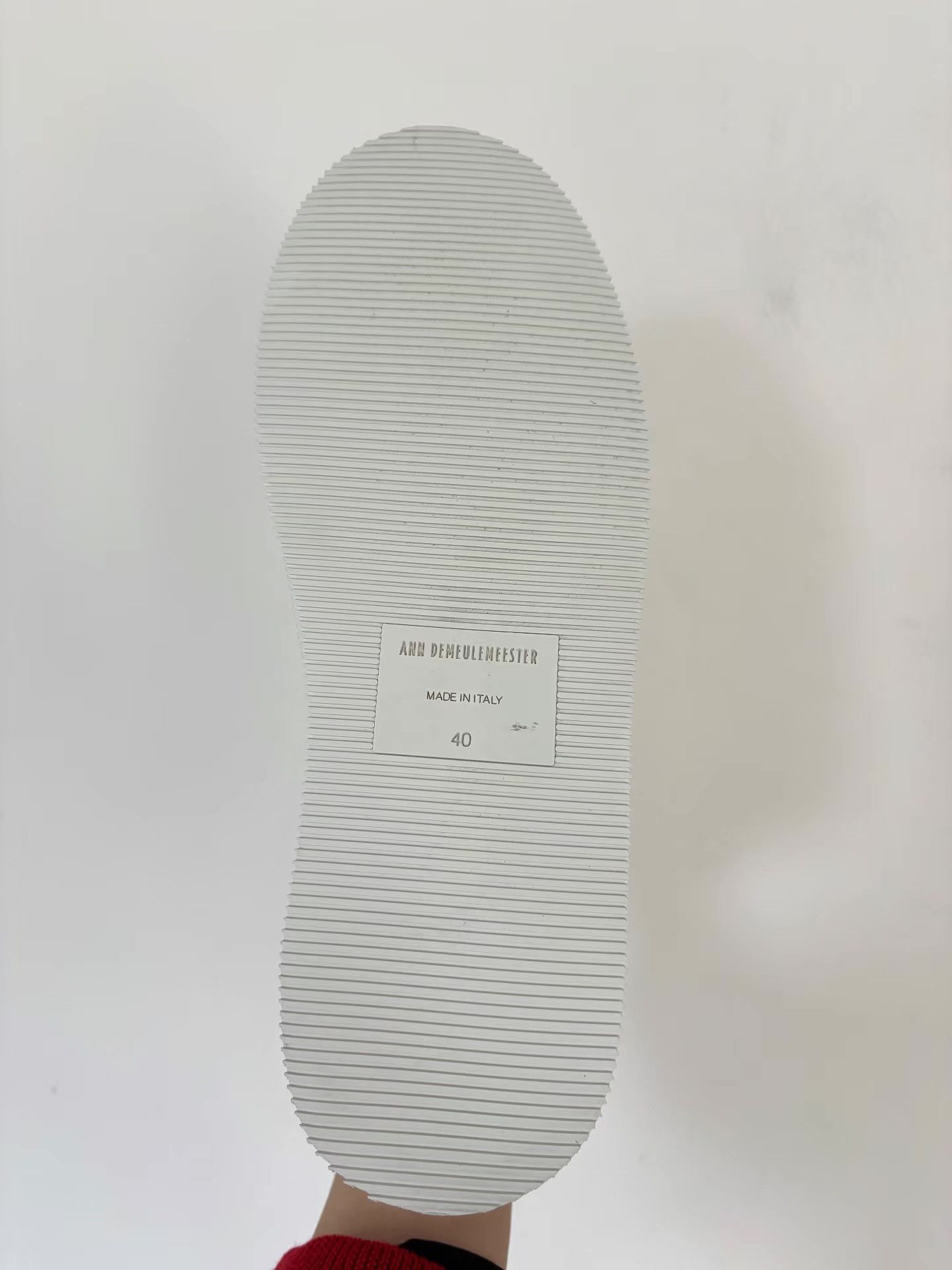 Ann Demeulemeester Ann Demeulemeeste Panelled Full-Leather Low-Top Sneakers Ｑ21 Size US 7 / EU 40 - 4 Thumbnail