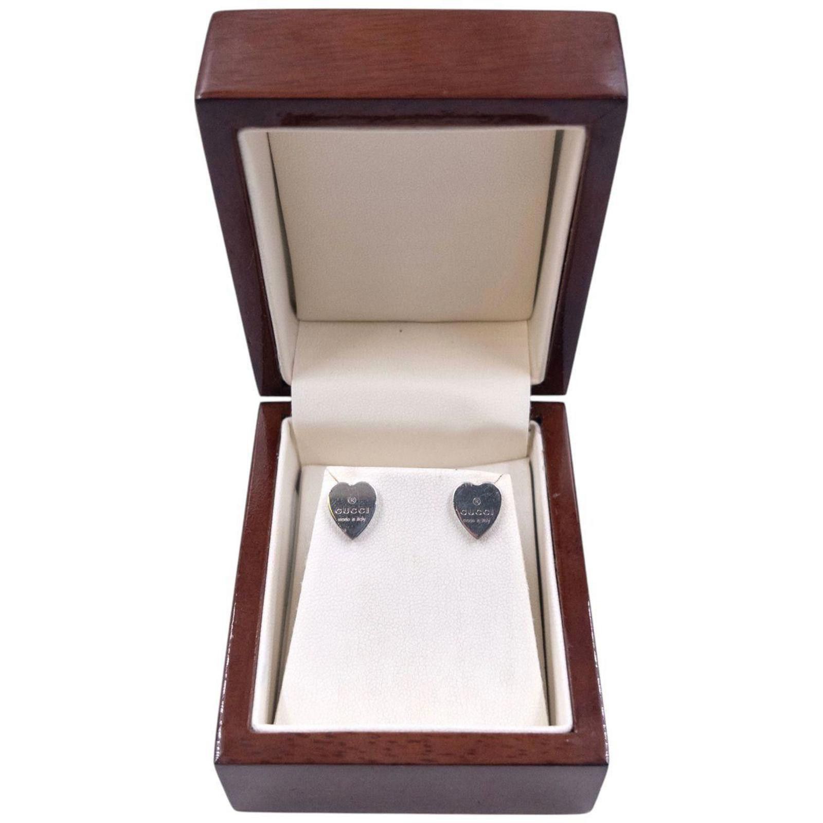 Gucci Vintage Gucci Heart Ear Rings Size ONE SIZE - 1 Thumbnail
