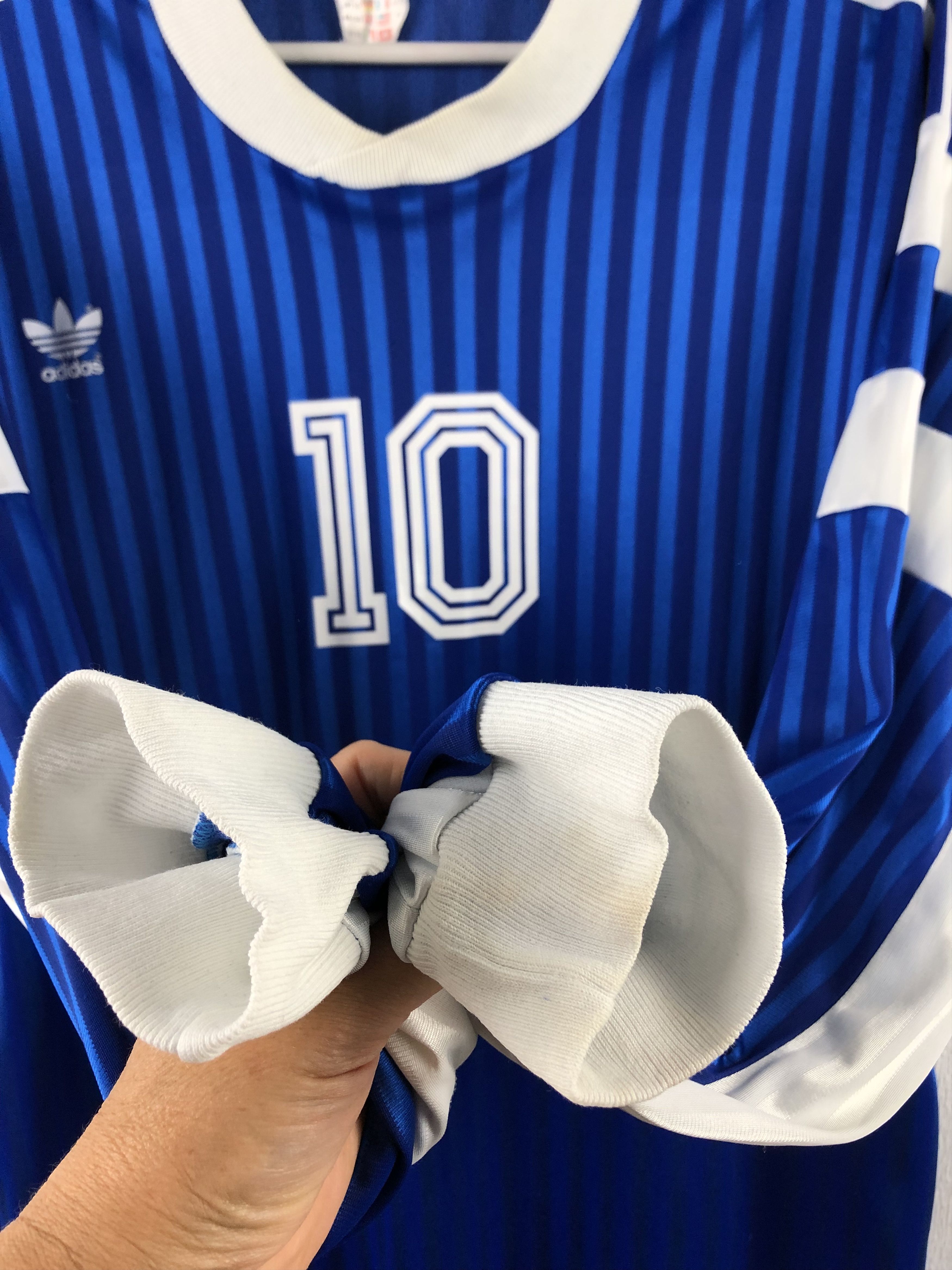 Adidas × Vintage Vintage 80's West Germany Shirt Soccer Jersey Long Sleeve Size US XL / EU 56 / 4 - 7 Thumbnail