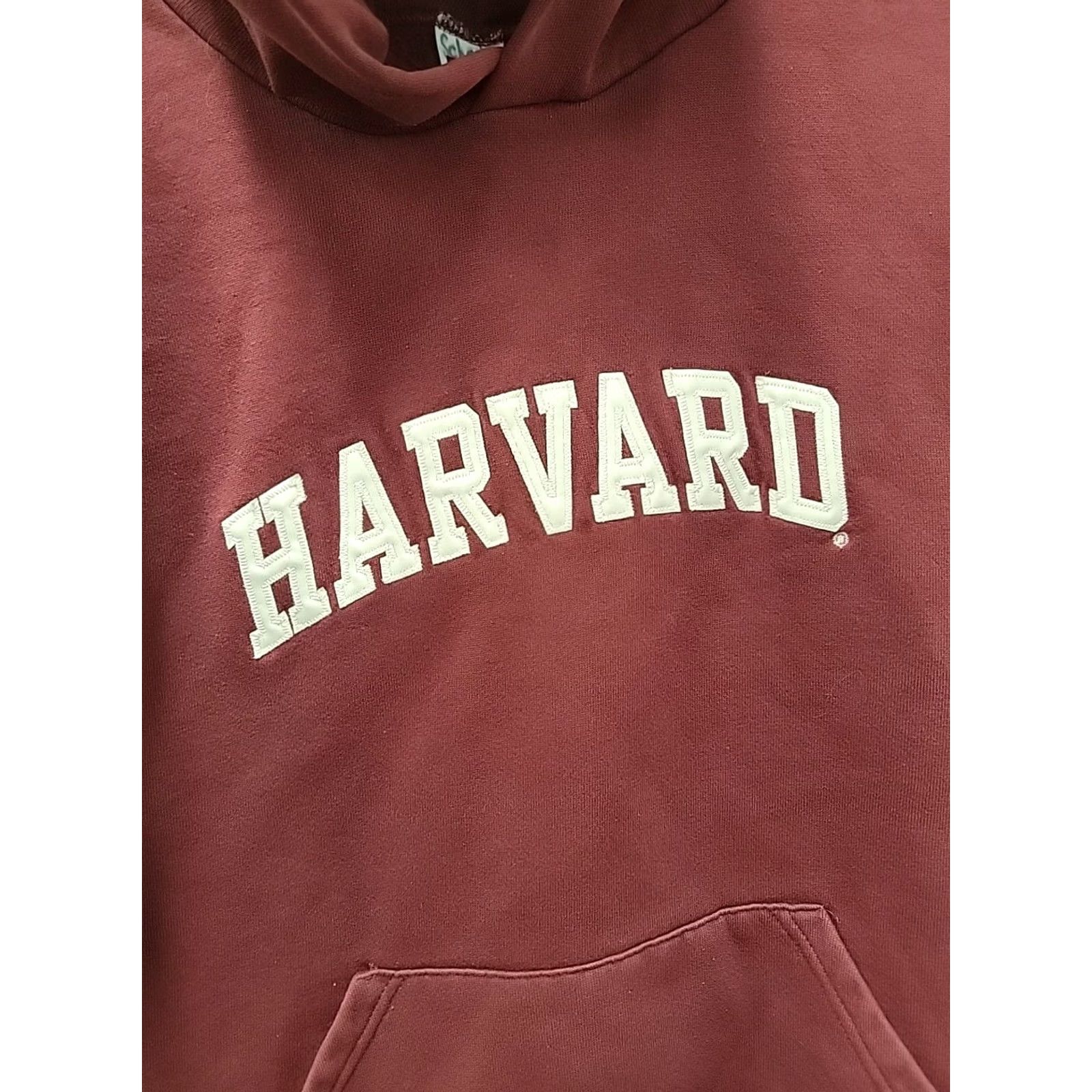Russell Athletic VINTAGE Russell Athletic Harvard University Spellout Hoodie Mens S Red 90s Pullover Size US S / EU 44-46 / 1 - 2 Thumbnail