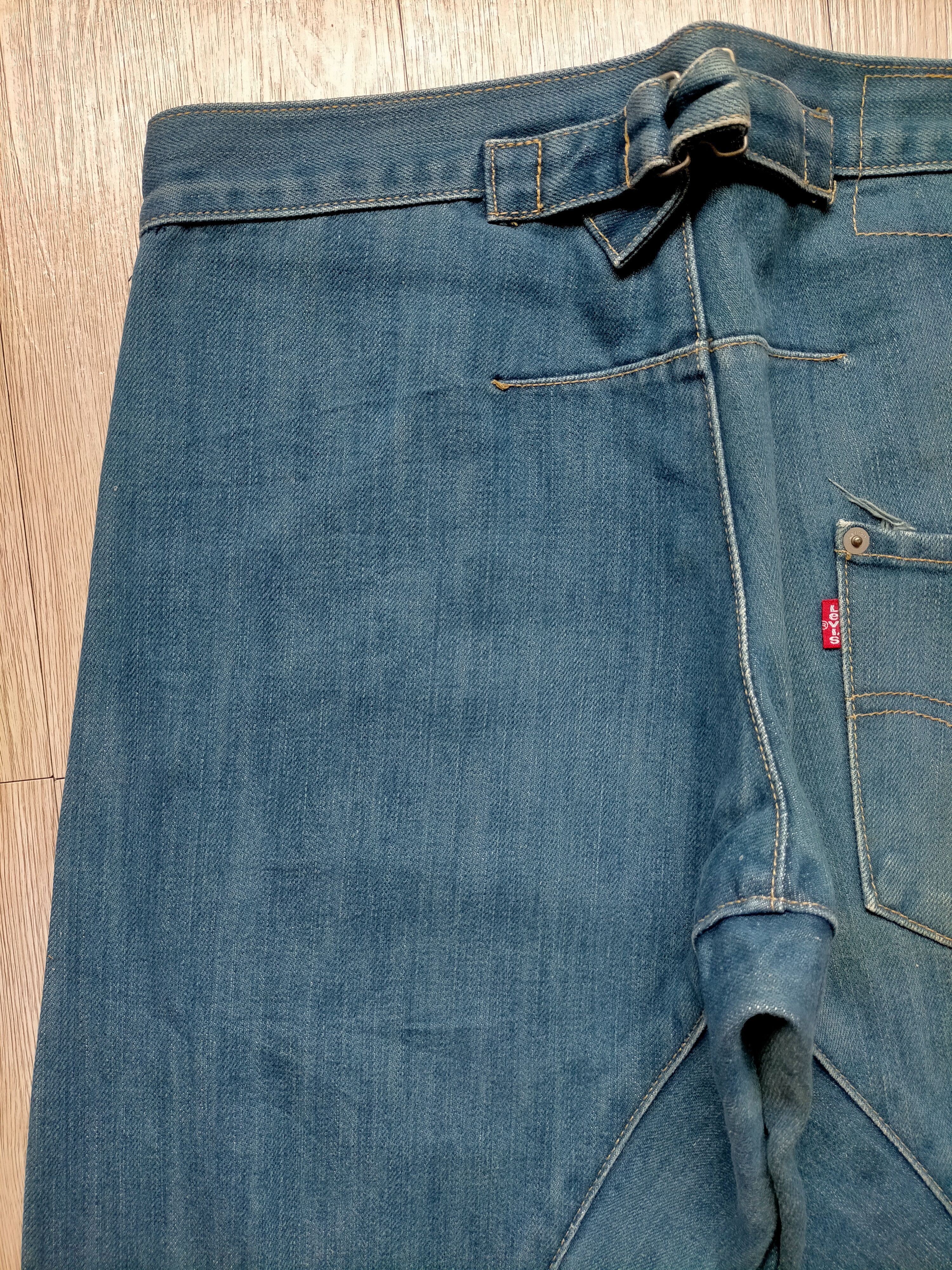 Levi's Vintage 90s Levis Engineering Loose Single Pocket Jeans Size US 29 - 3 Thumbnail