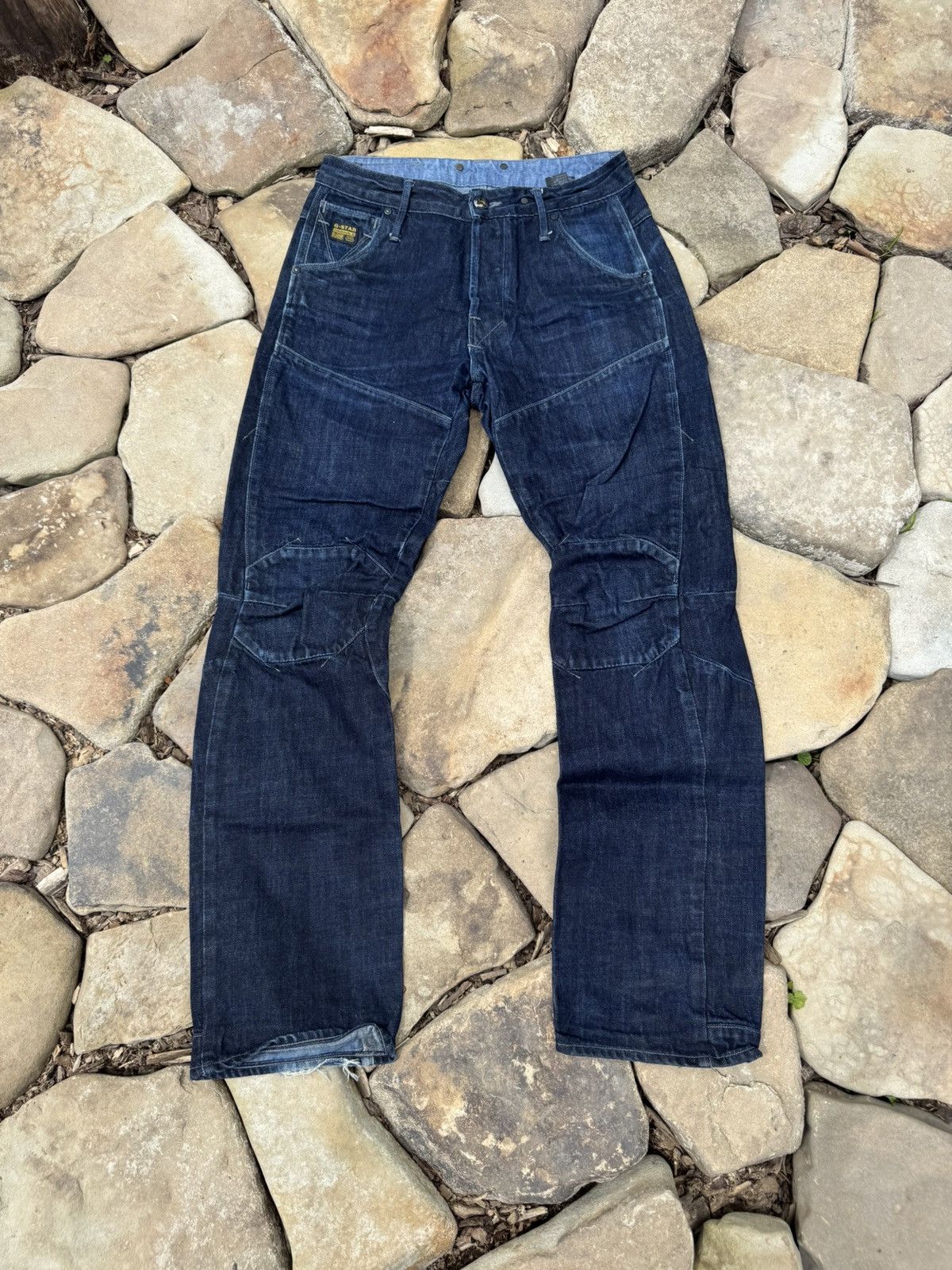 G-Star Vintage G-Star Elwood Indigo Y2k Jeans Pants Size US 33 - 6 Thumbnail