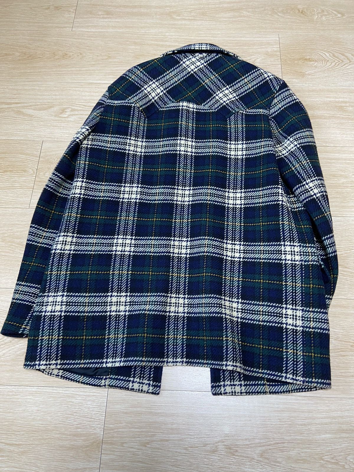 Saint Laurent Paris 44 Saint Laurent blue flannel western york wool coat jacket Size US S / EU 44-46 / 1 - 5 Thumbnail