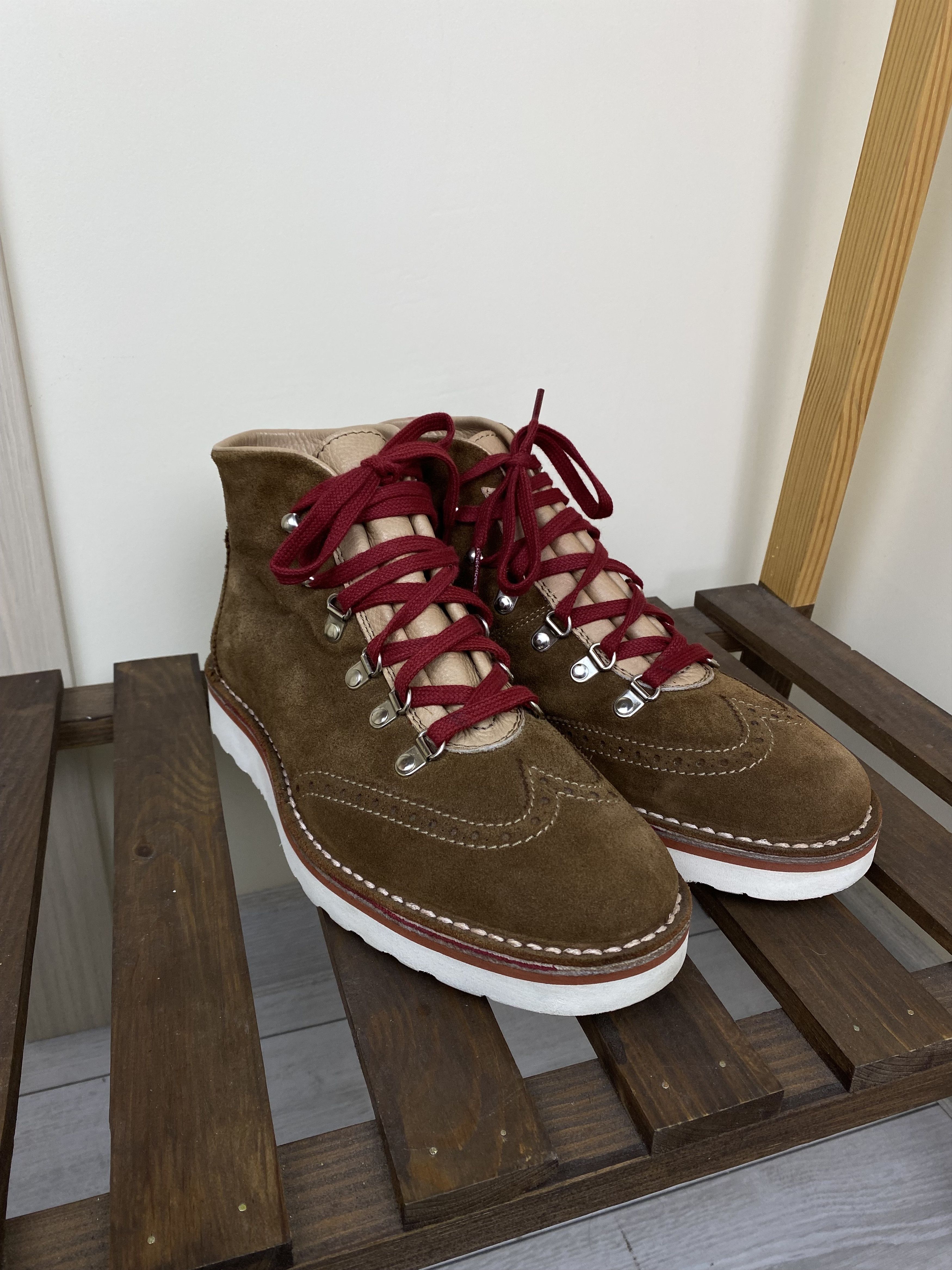 Baldessarini Baldessarini Boots tan Leather Brogues desert extra light Size US 9 / EU 42 - 3 Thumbnail