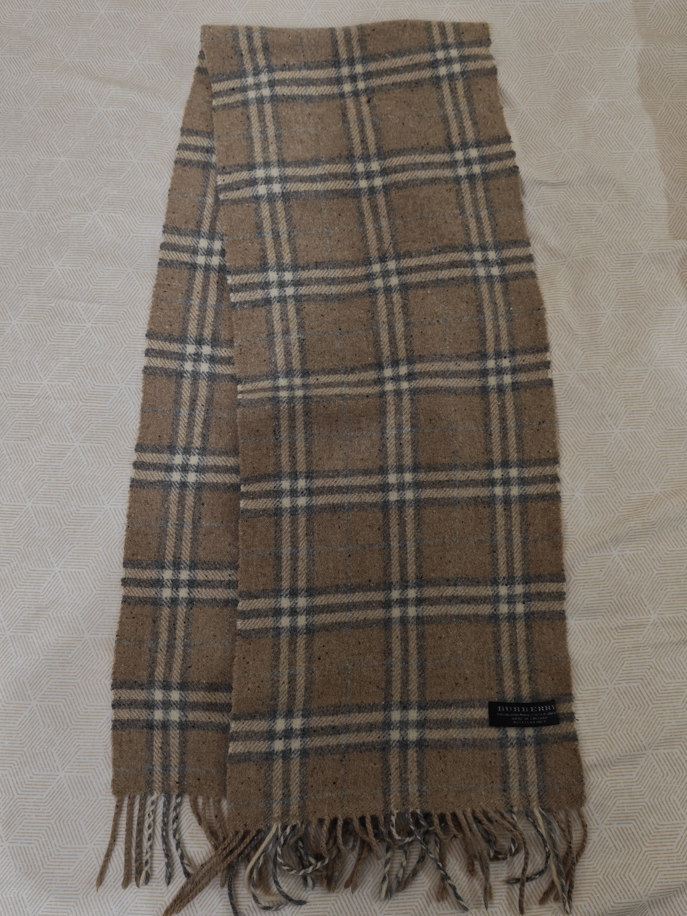Burberry Burberry Vintage Muffler / Scarf Beige Classic Nova Check Size ONE SIZE - 3 Thumbnail