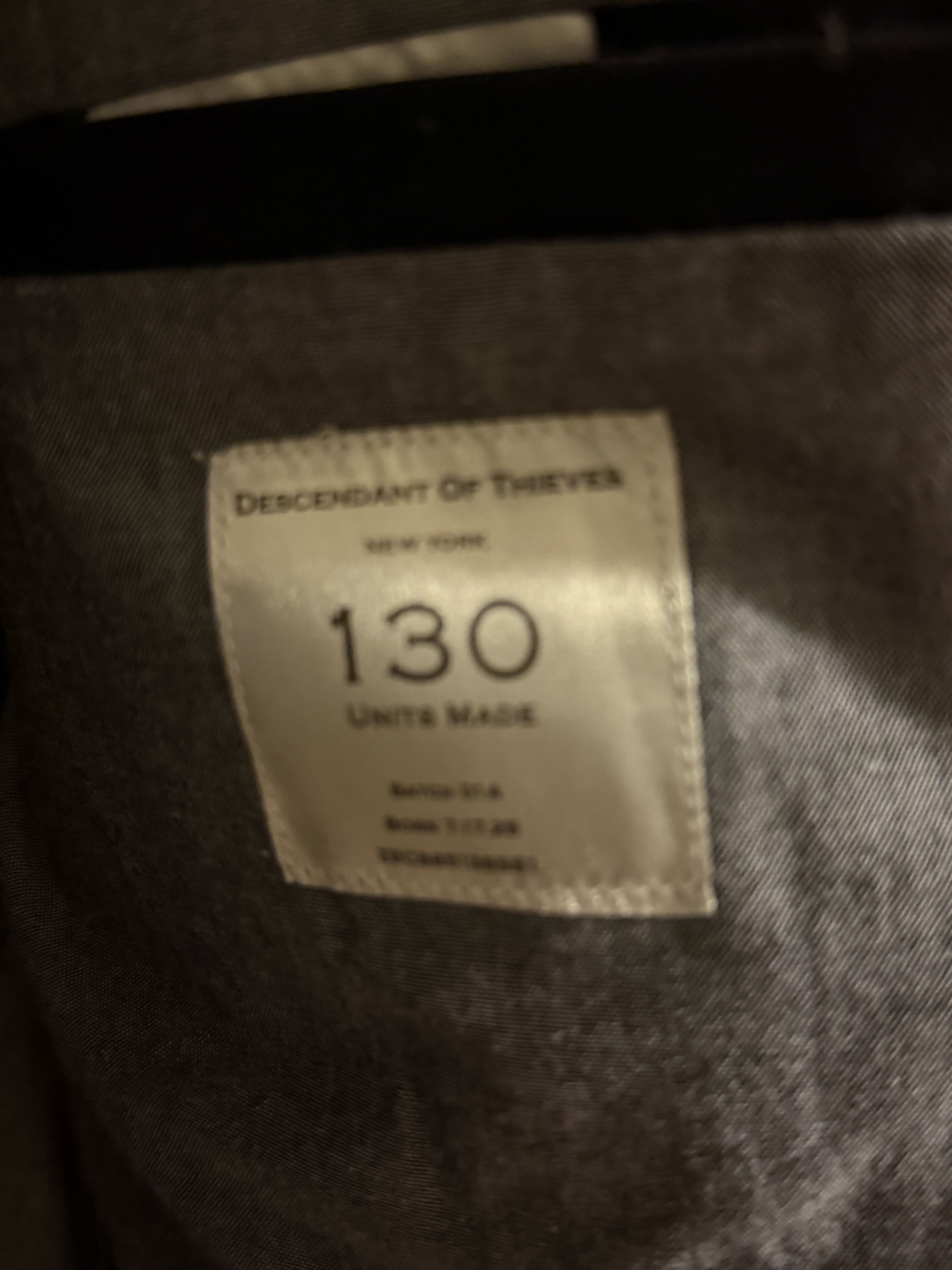 Descendant of Thieves Men's School Daze Navy Blazer (size large) Size 42R - 5 Thumbnail