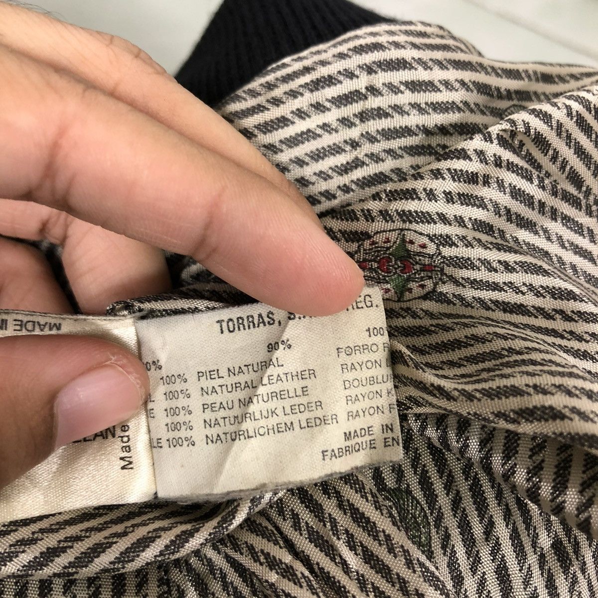 Japanese Brand 🔥VINTAGE LEATHER CARDIGAN JACKET TORRAS SPAIN ISSEY MIYAKE Size US M / EU 48-50 / 2 - 23 Thumbnail