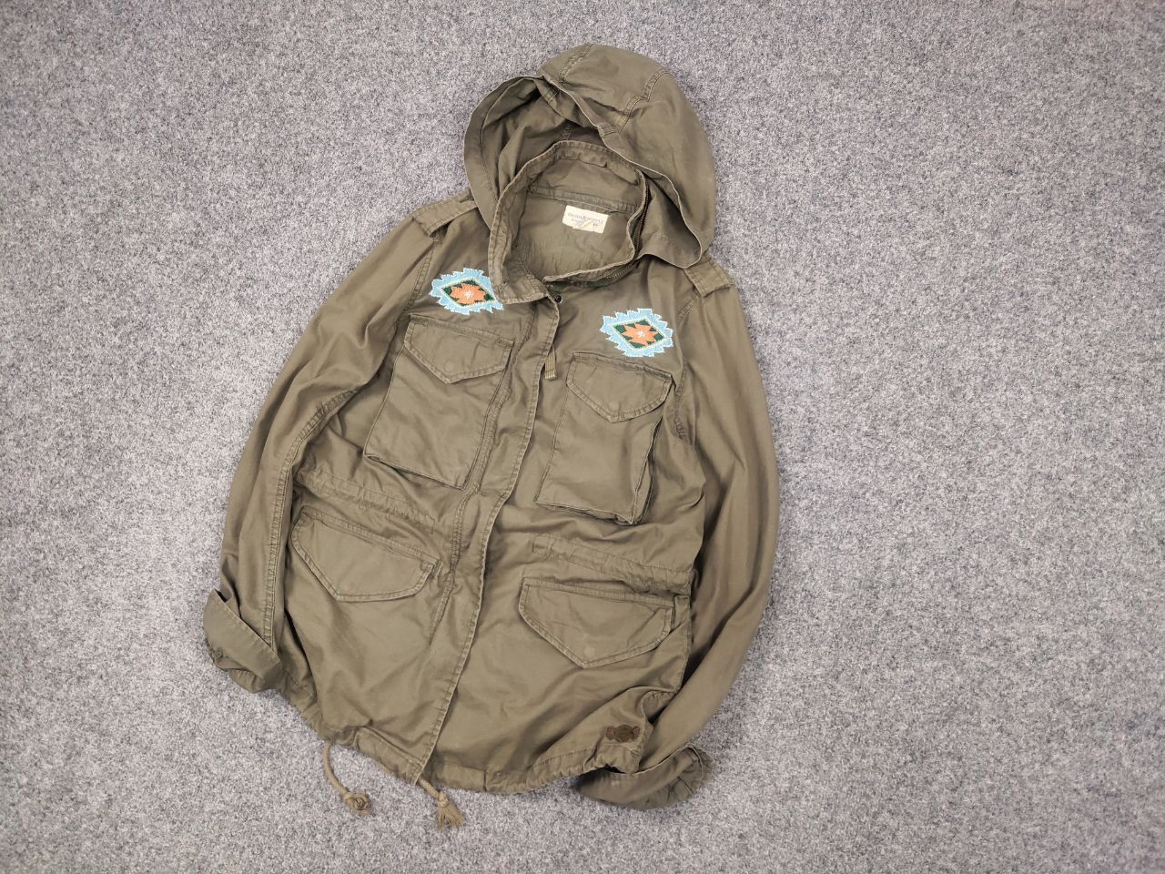 Polo Ralph Lauren Vintage Ralph Lauren Denim Supply Military M65 Hoodie Jacket Size S / US 4 / IT 40 - 3 Thumbnail