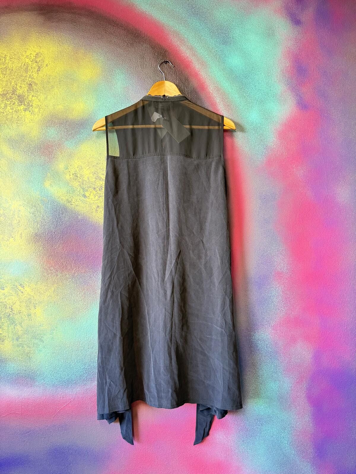 Allsaints Allsaints black dress with gold zipper in size medium Size M / US 6-8 / IT 42-44 - 4 Thumbnail