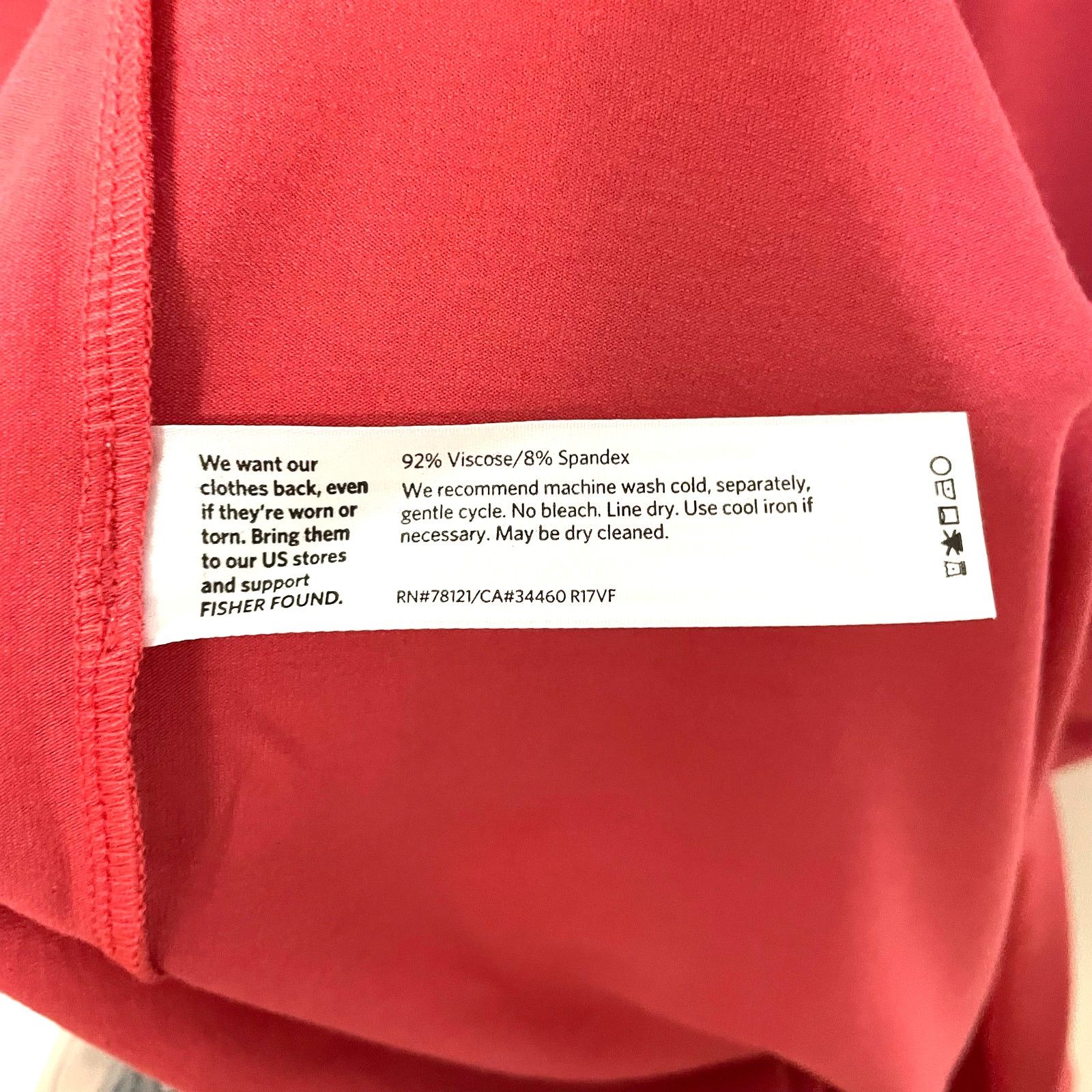 Eileen Fisher Eileen Fisher Pink Shirt Dress XS Womens Short Sleeve Casual Size XS / US 0-2 / IT 36-38 - 5 Thumbnail