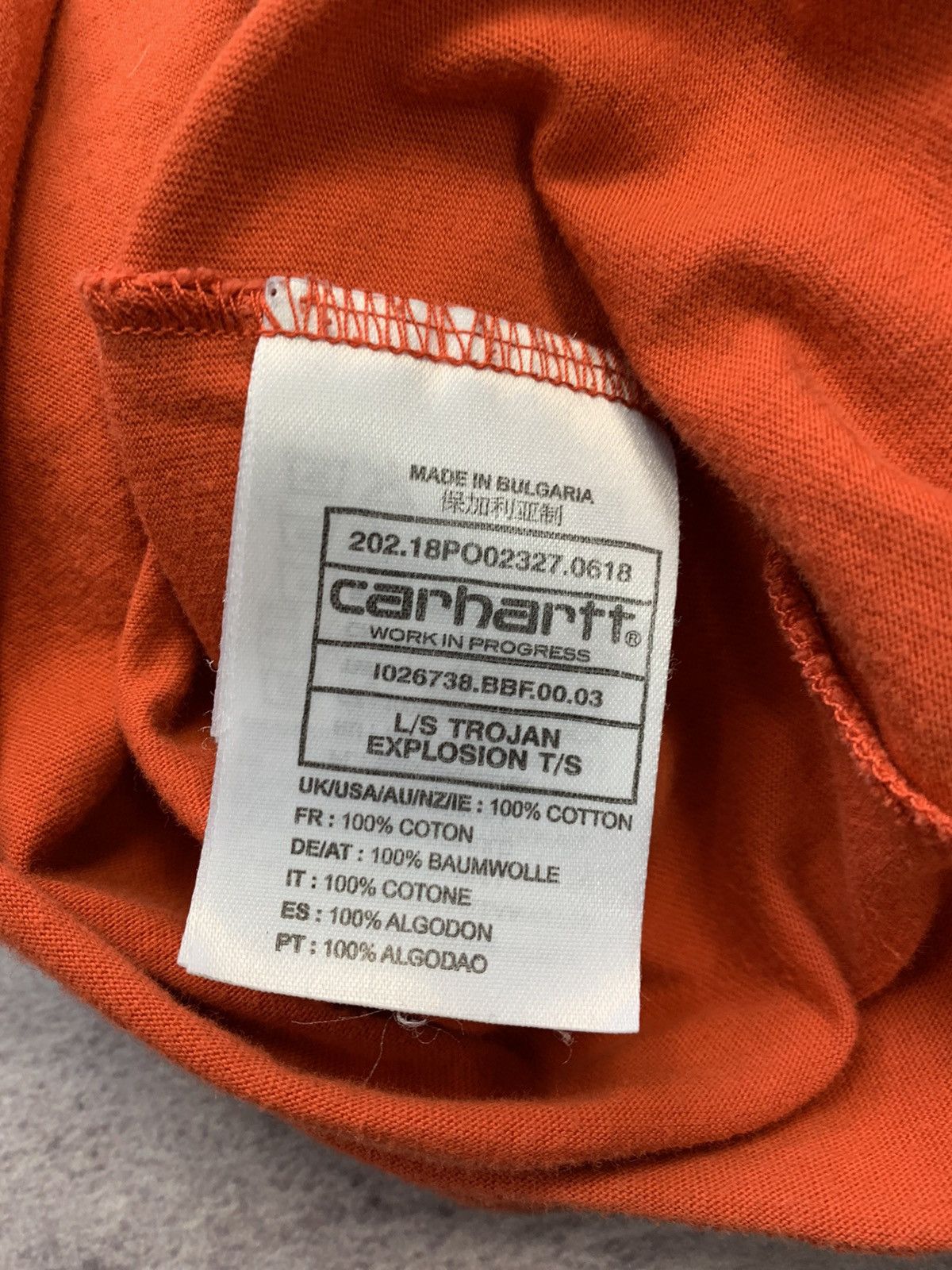 Carhartt × Carhartt Wip Carhartt WIP Trojan Records Boss Sound Long sleeve Size US L / EU 52-54 / 3 - 14 Thumbnail