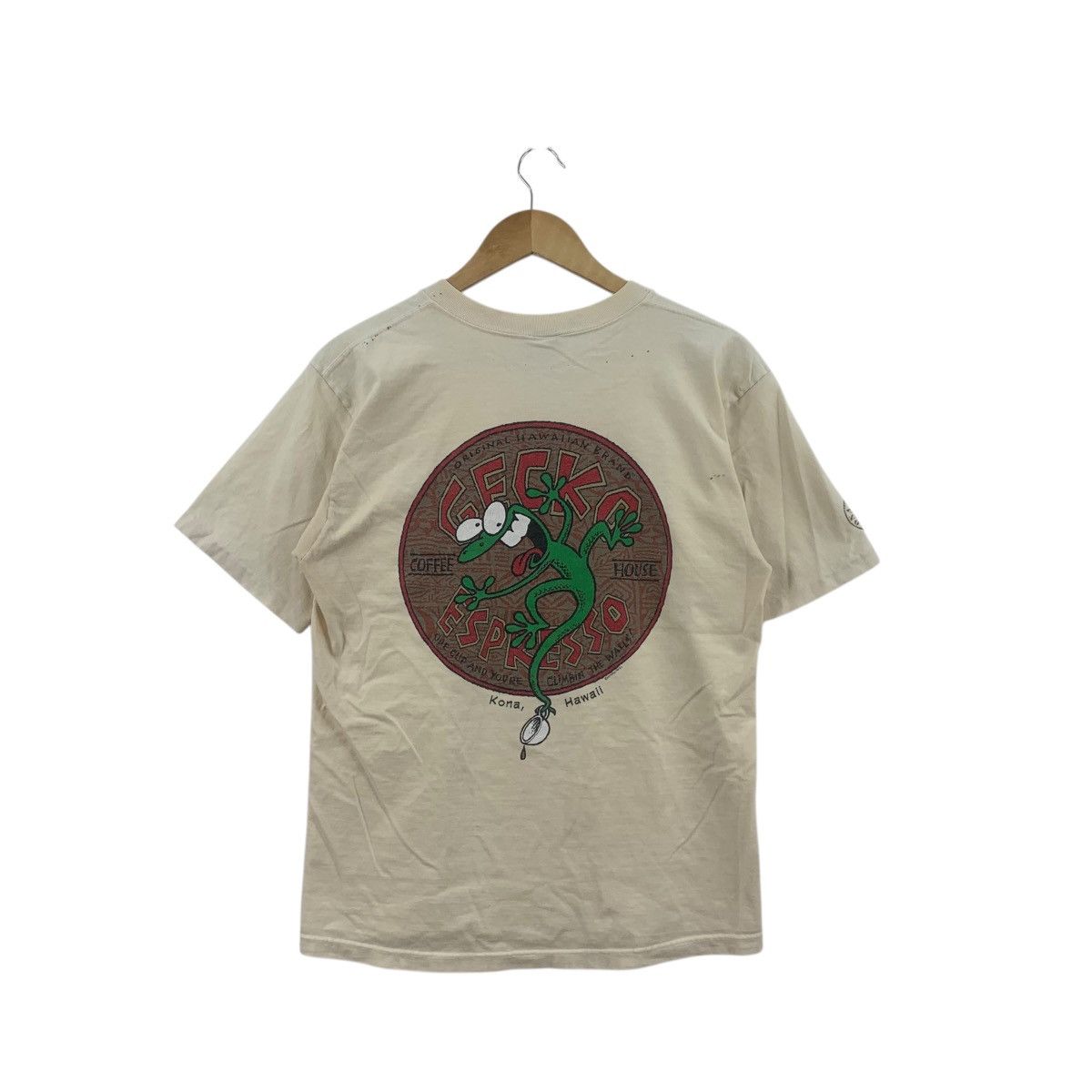 Vintage Vintage GECKO ESPRESSO HAWAII Coffee House Tee Shirt Top Size US M / EU 48-50 / 2 - 1 Thumbnail