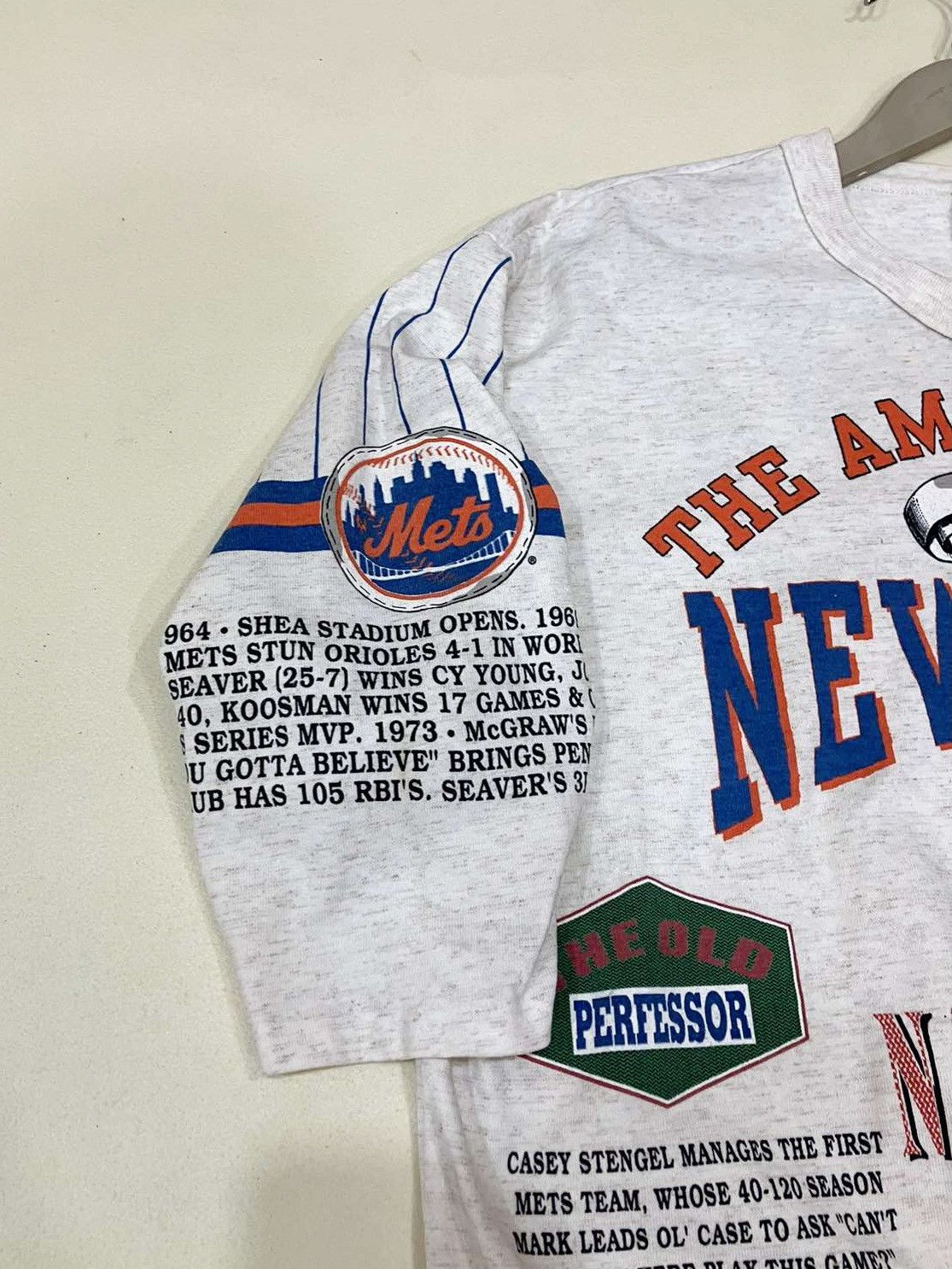 Vintage 90's New York Mets Size US XL / EU 56 / 4 - 2 Thumbnail