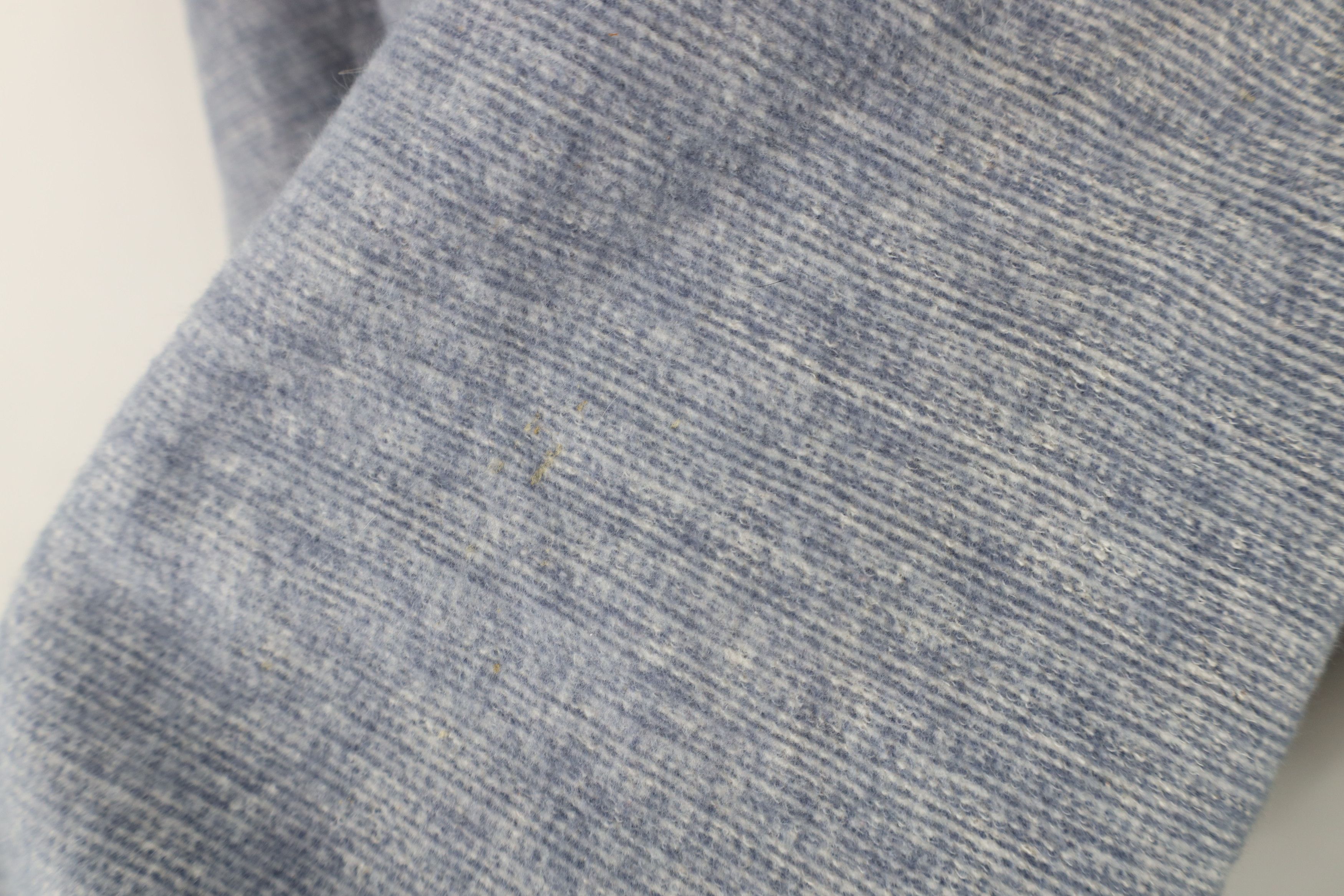 Vintage Vintage 90s Streetwear Fleece Collared Polo Sweater Blue Size US M / EU 48-50 / 2 - 6 Thumbnail